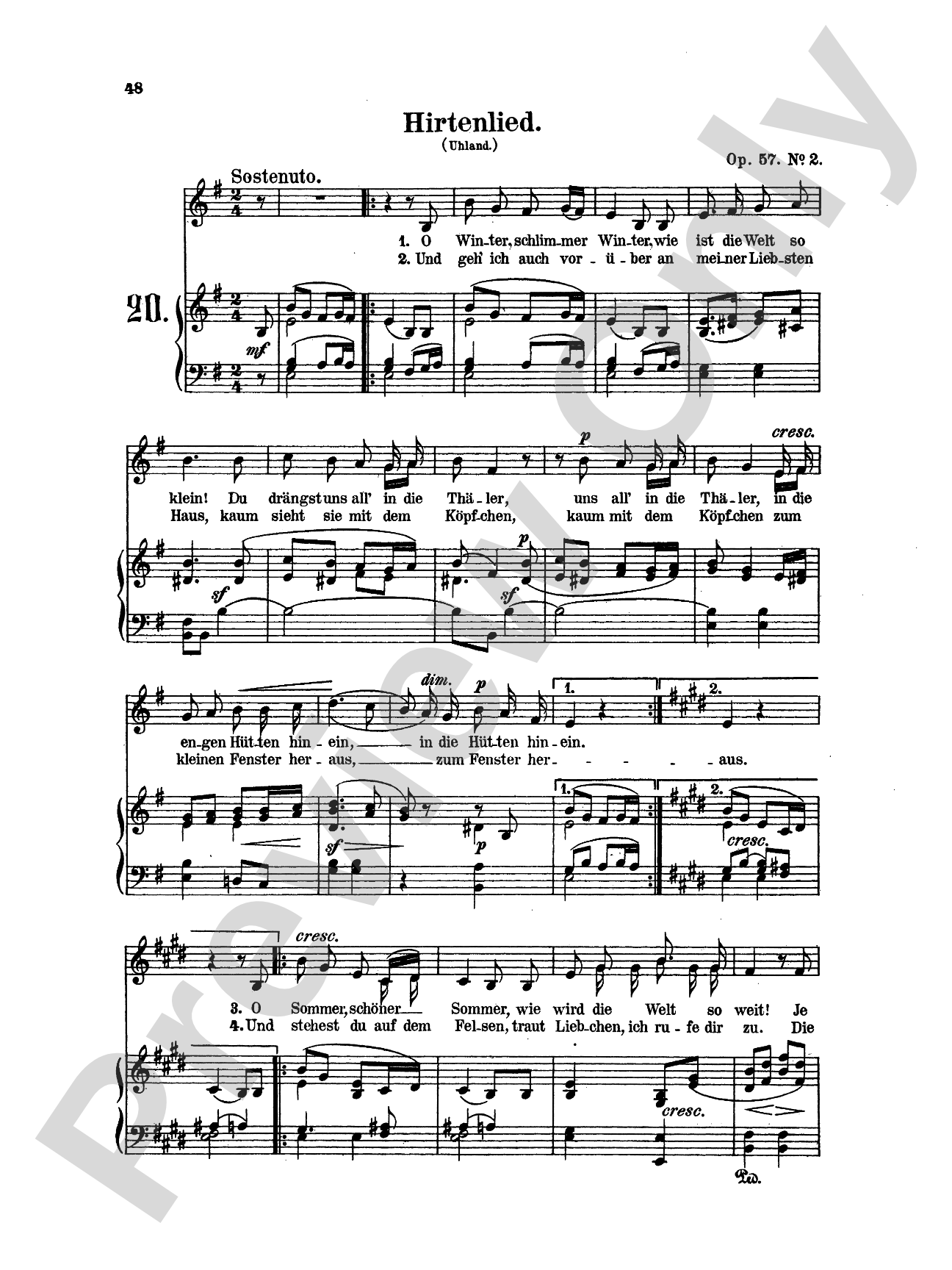 Mendelssohn: 79 Songs, Low Voice (German)