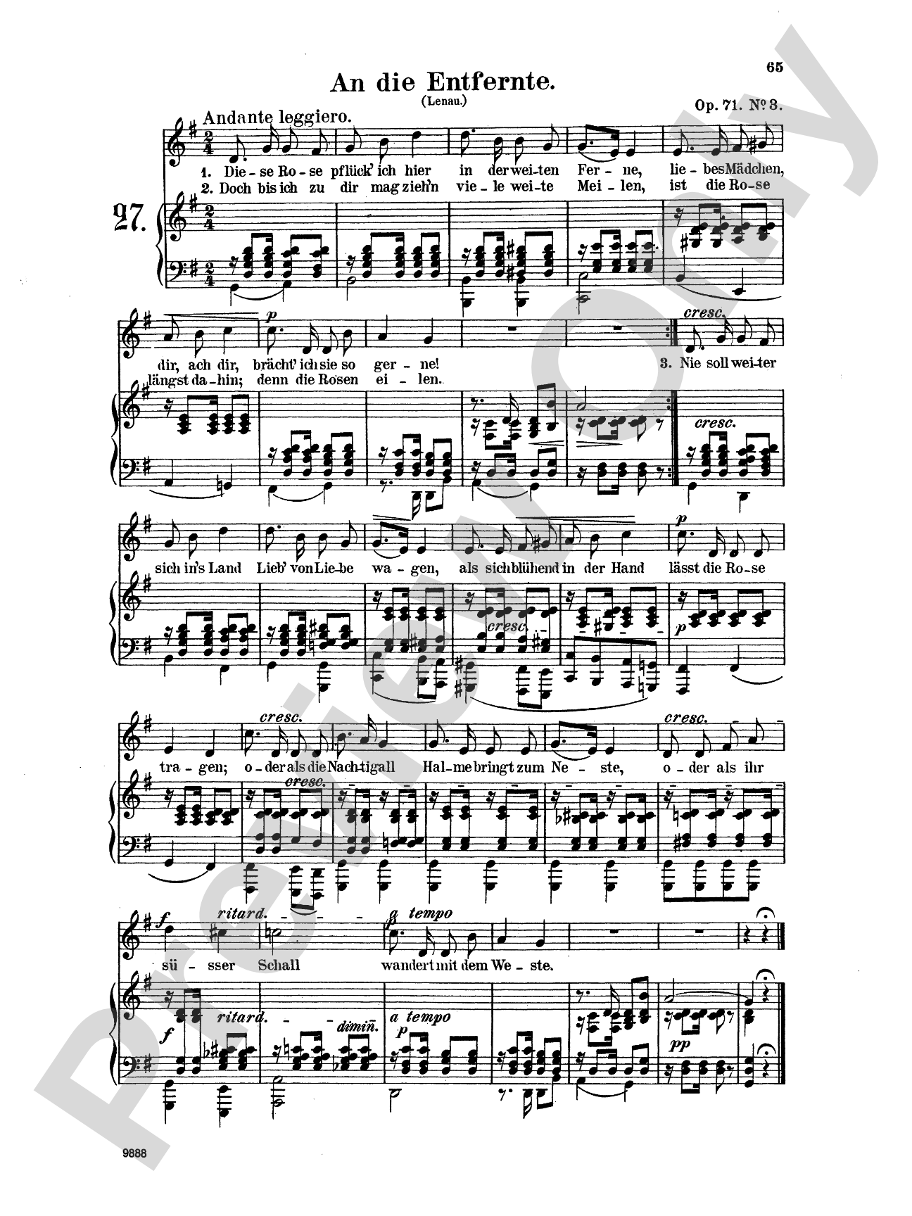 Mendelssohn: 79 Songs, Low Voice (German)