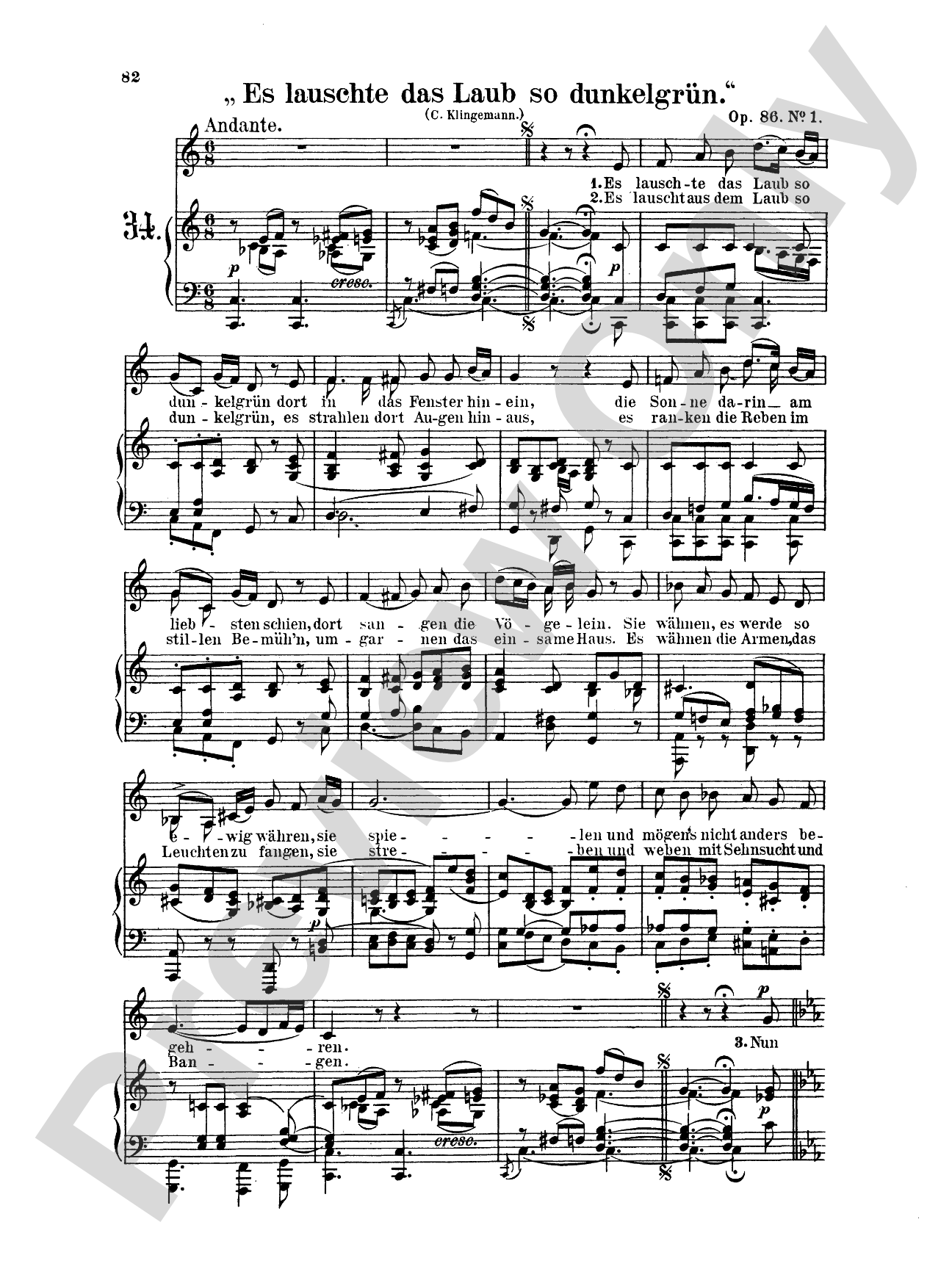 Mendelssohn: 79 Songs, Low Voice (German)