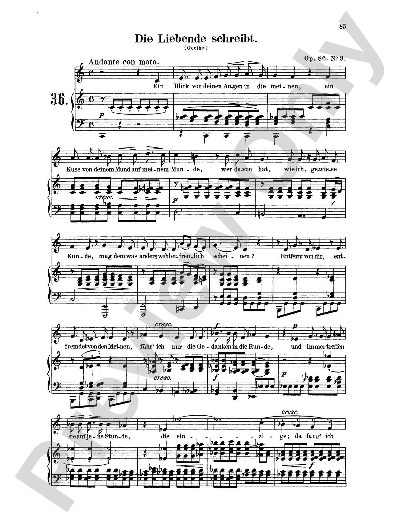 Mendelssohn: 79 Songs, Low Voice (German)