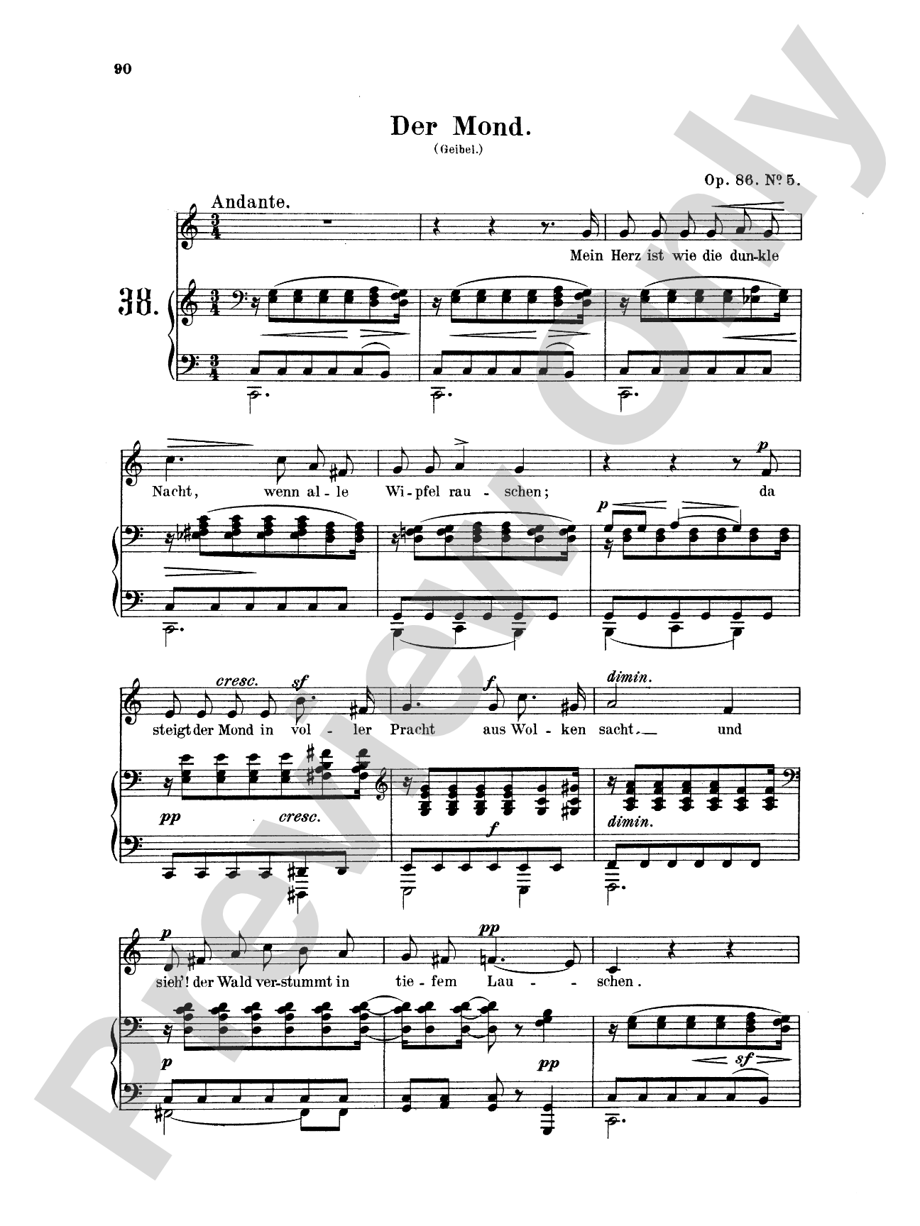 Mendelssohn: 79 Songs, Low Voice (German)