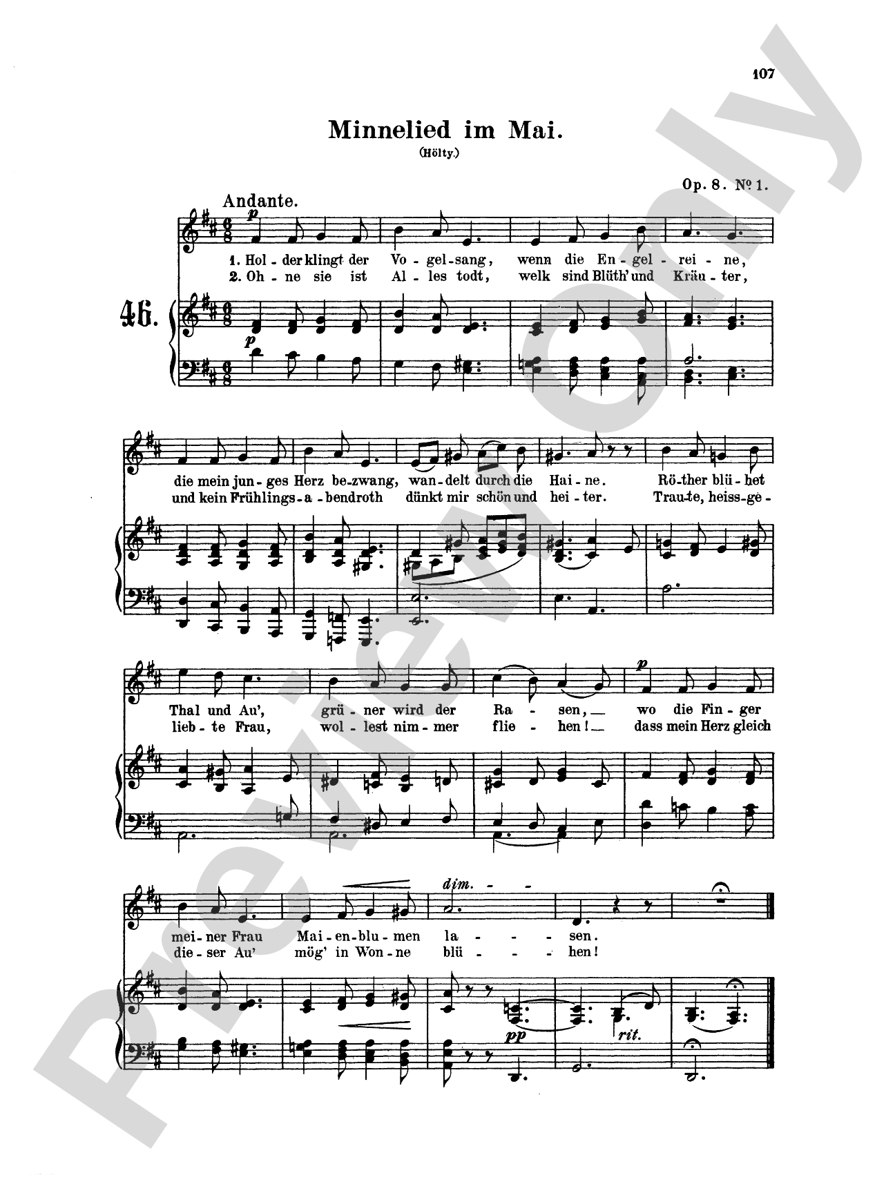 Mendelssohn: 79 Songs, Low Voice (German)