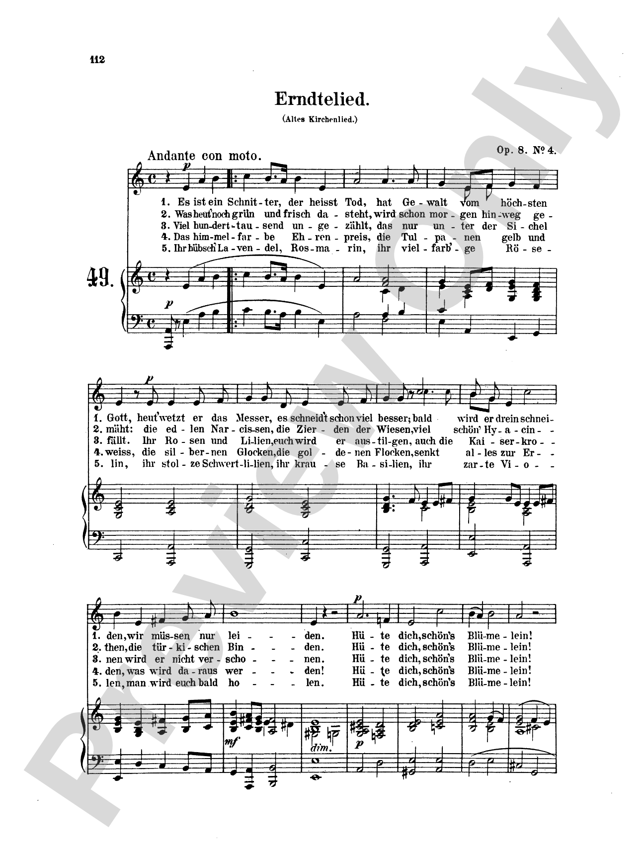 Mendelssohn: 79 Songs, Low Voice (German)