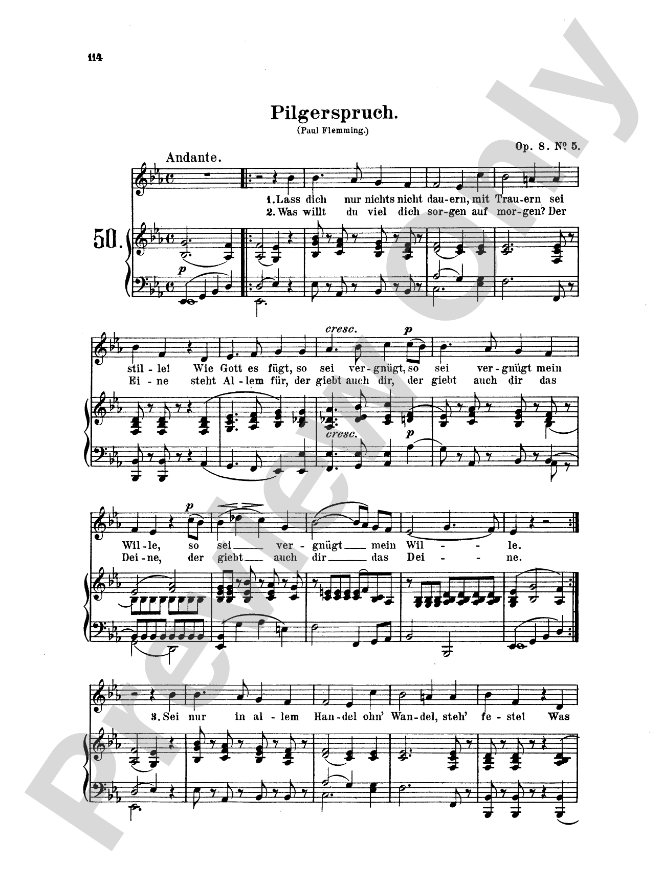 Mendelssohn: 79 Songs, Low Voice (German)