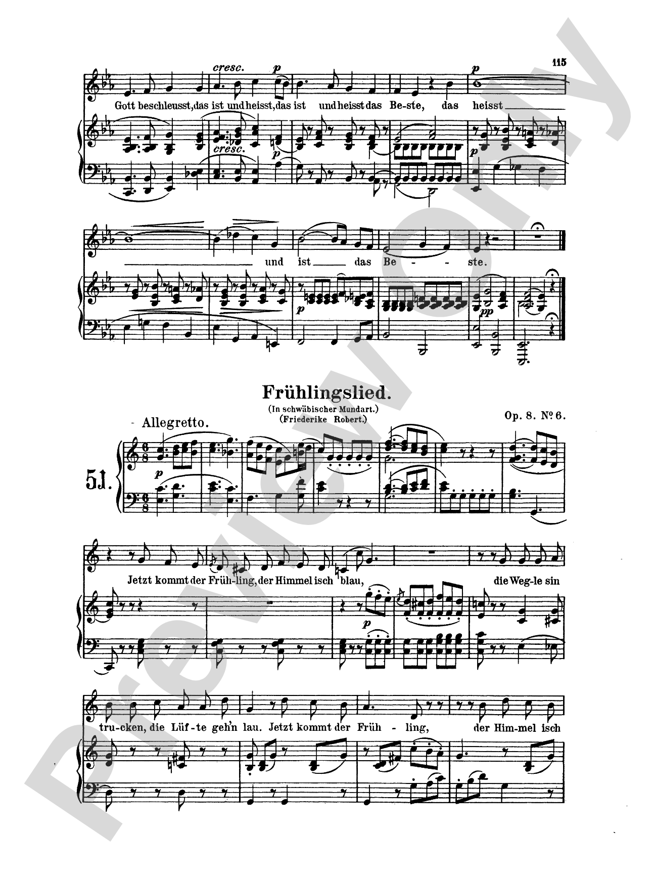 Mendelssohn: 79 Songs, Low Voice (German)