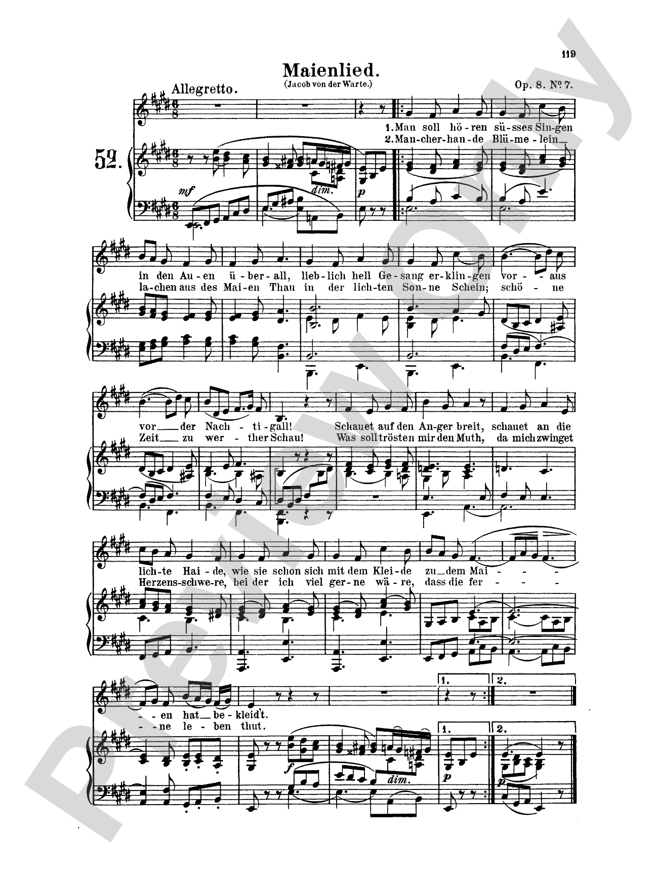 Mendelssohn: 79 Songs, Low Voice (German)