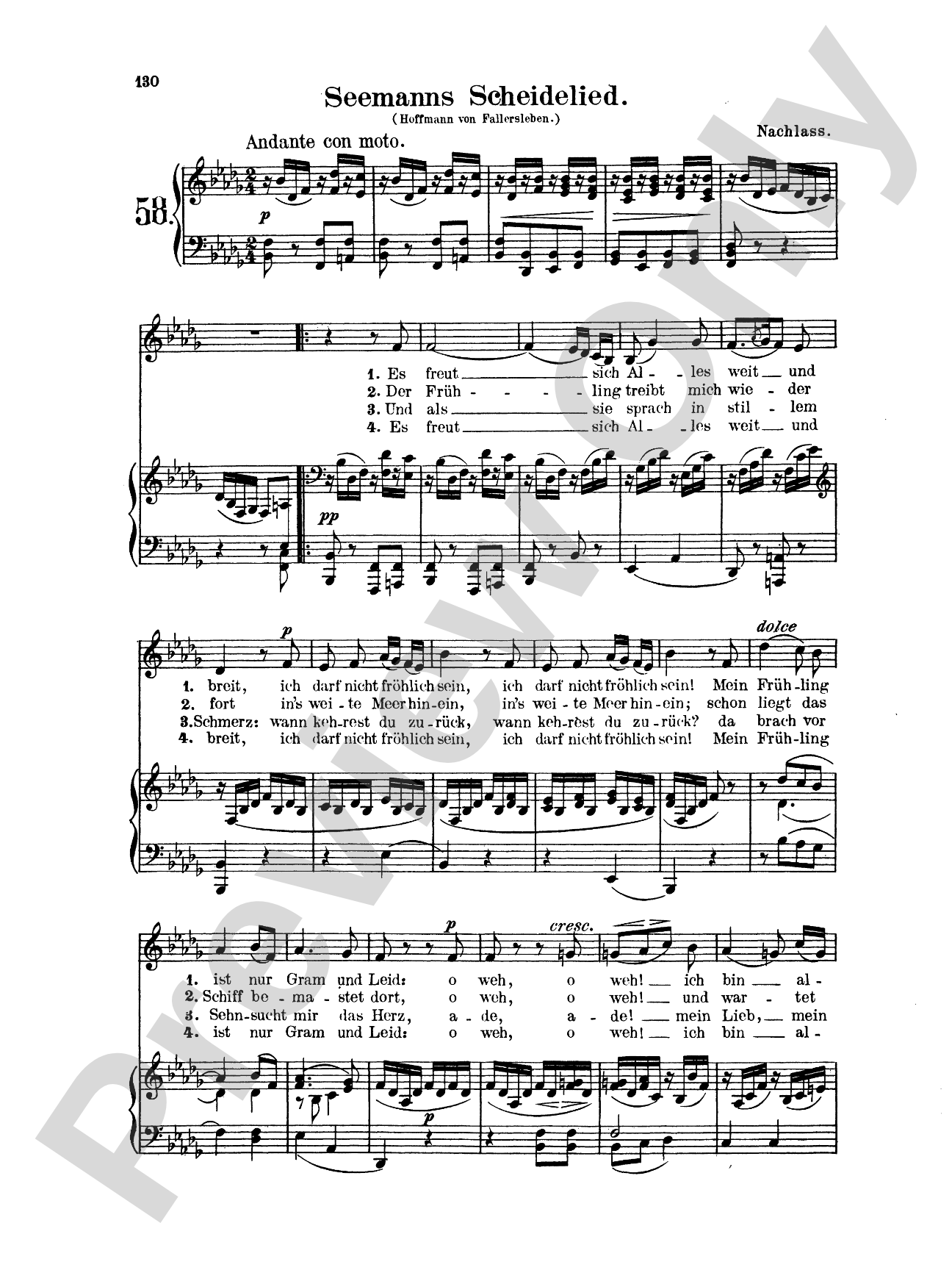 Mendelssohn: 79 Songs, Low Voice (German)