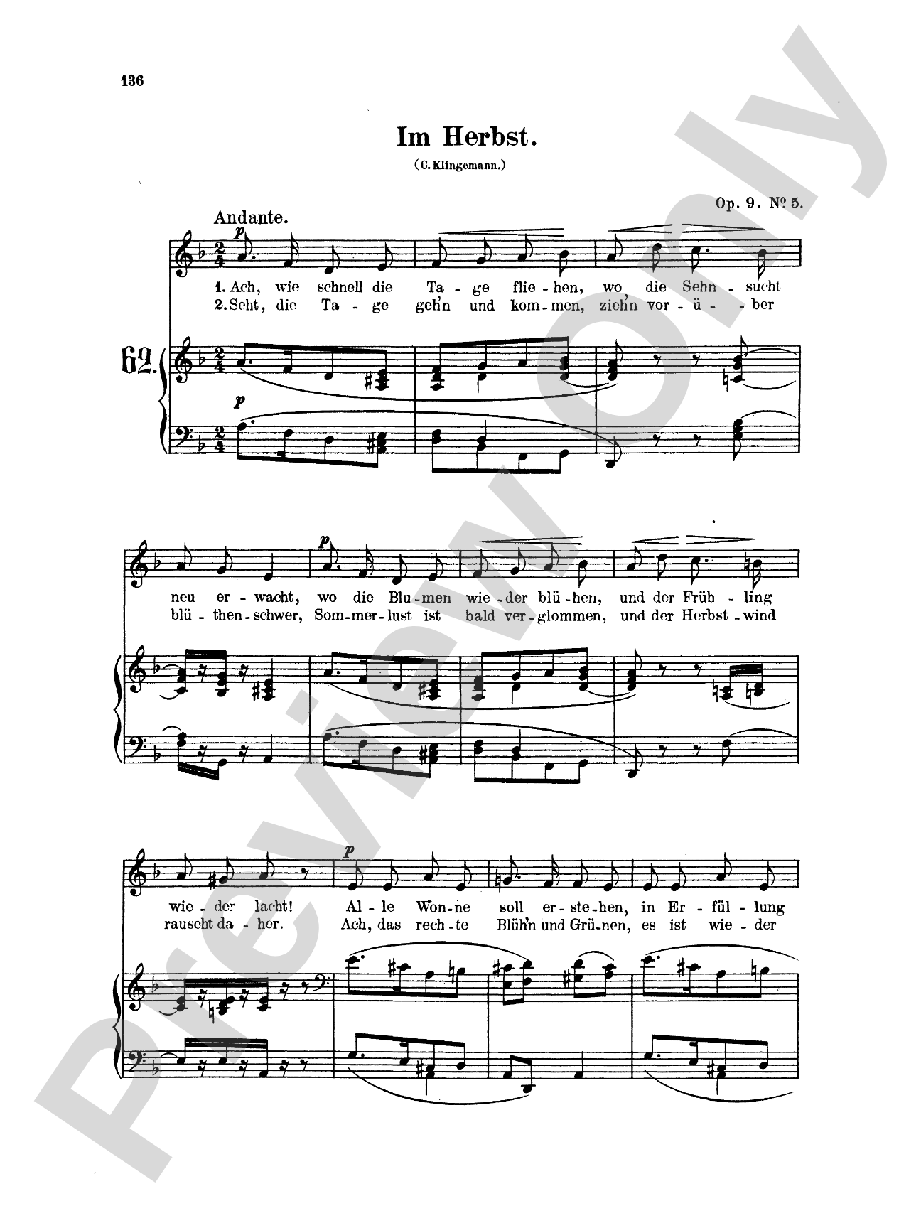 Mendelssohn: 79 Songs, Low Voice (German)