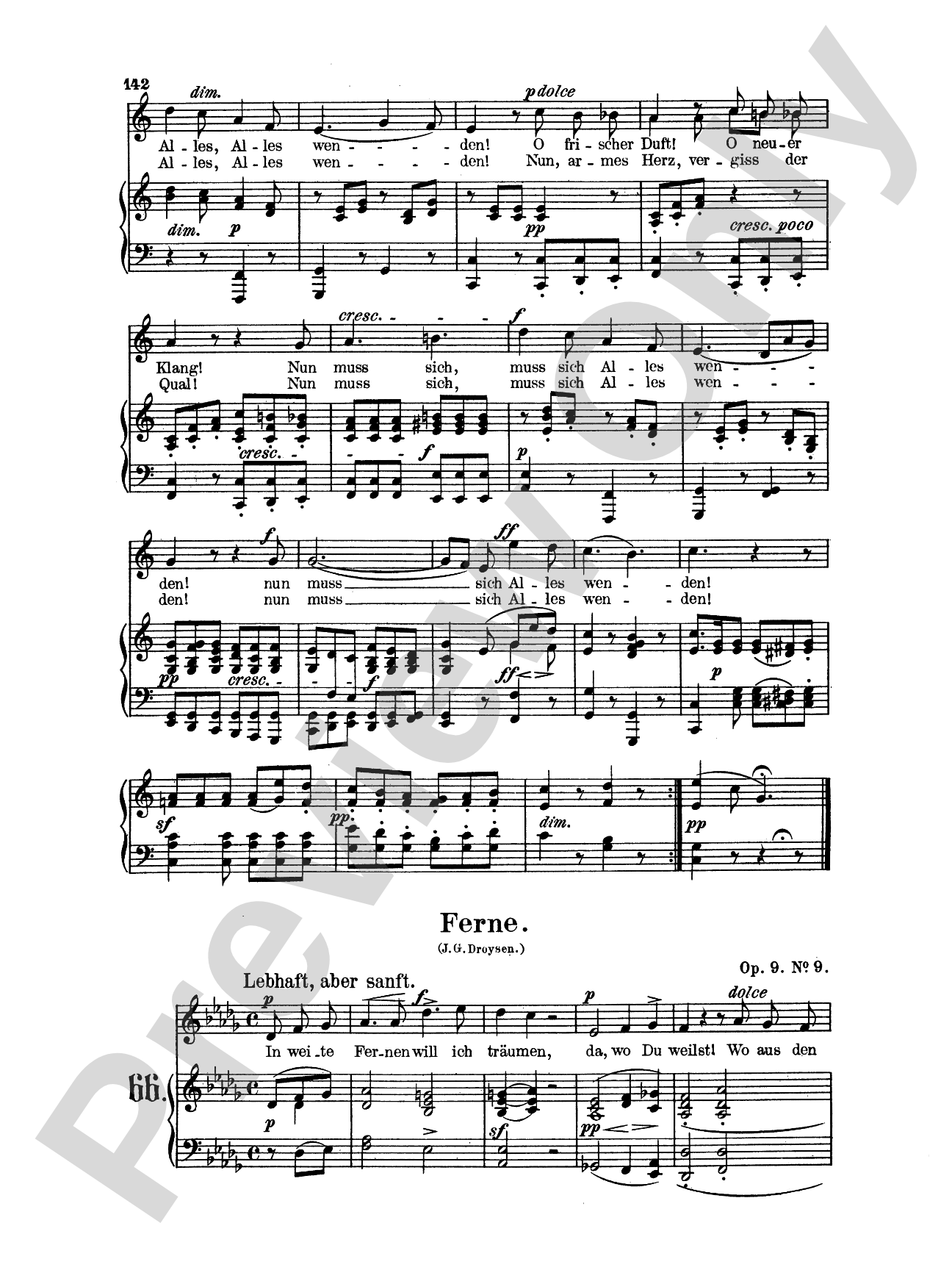 Mendelssohn: 79 Songs, Low Voice (German)
