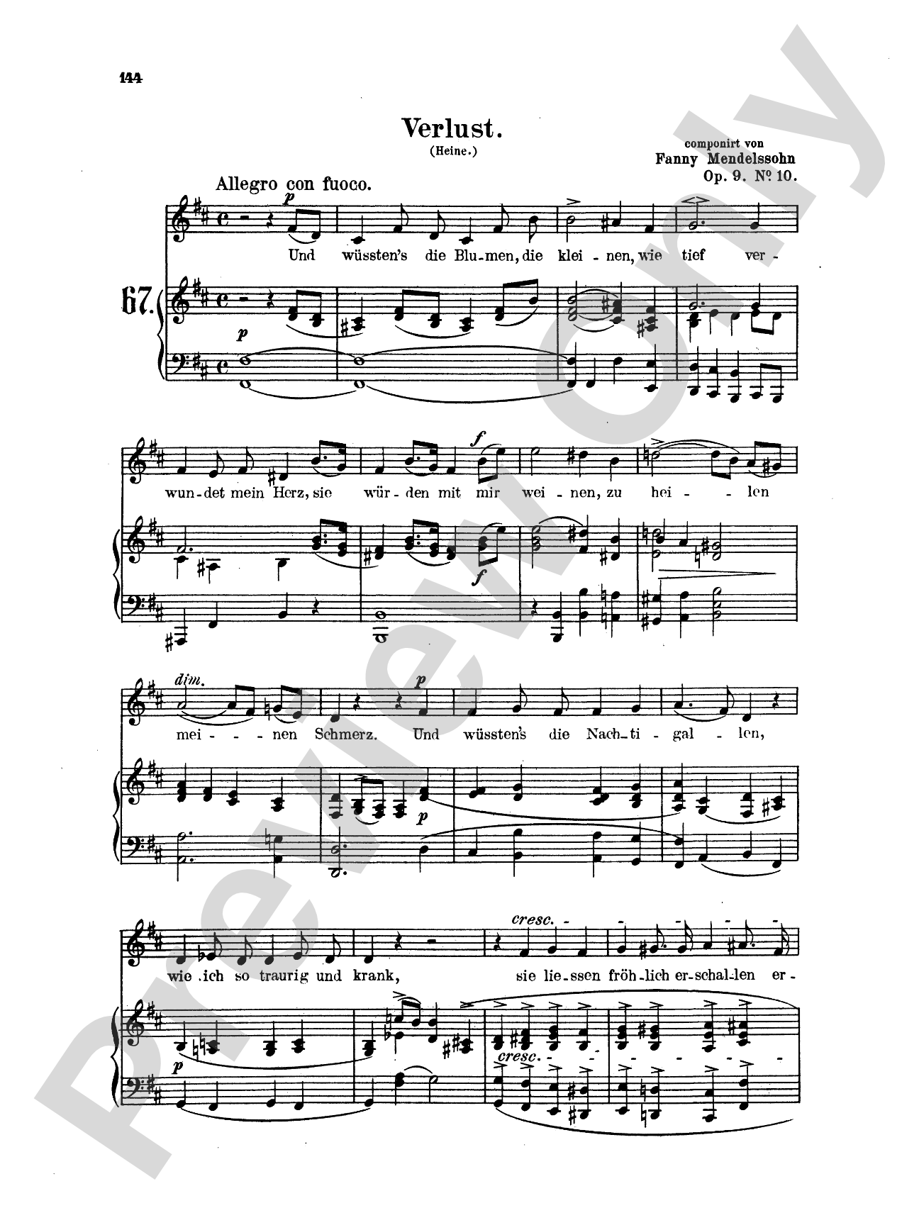 Mendelssohn: 79 Songs, Low Voice (German)