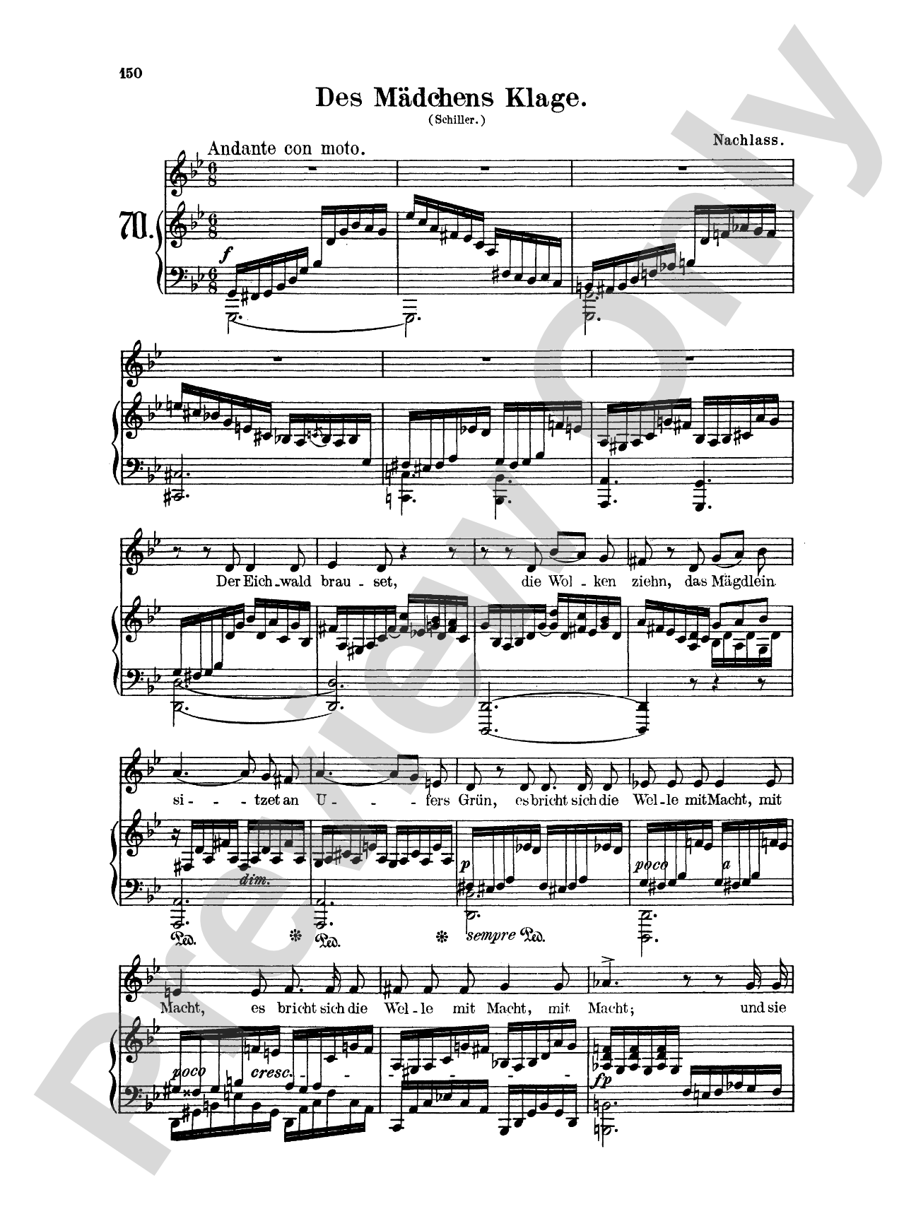 Mendelssohn: 79 Songs, Low Voice (German)