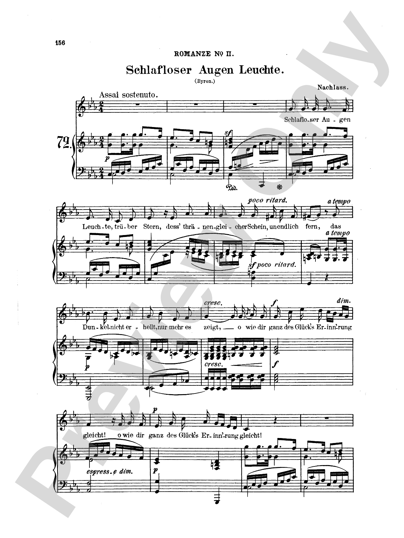 Mendelssohn: 79 Songs, Low Voice (German)