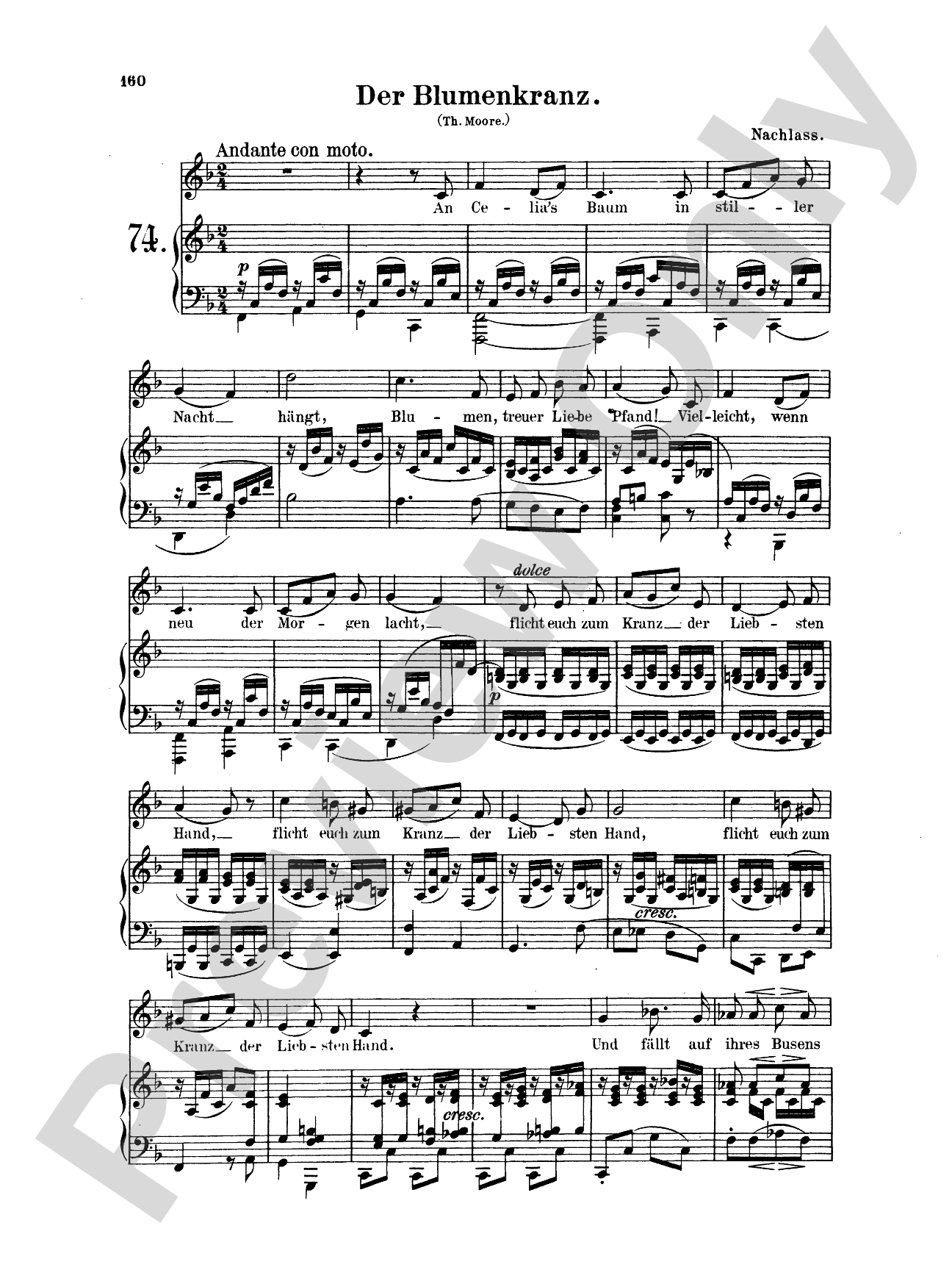 Mendelssohn: 79 Songs, Low Voice (German)