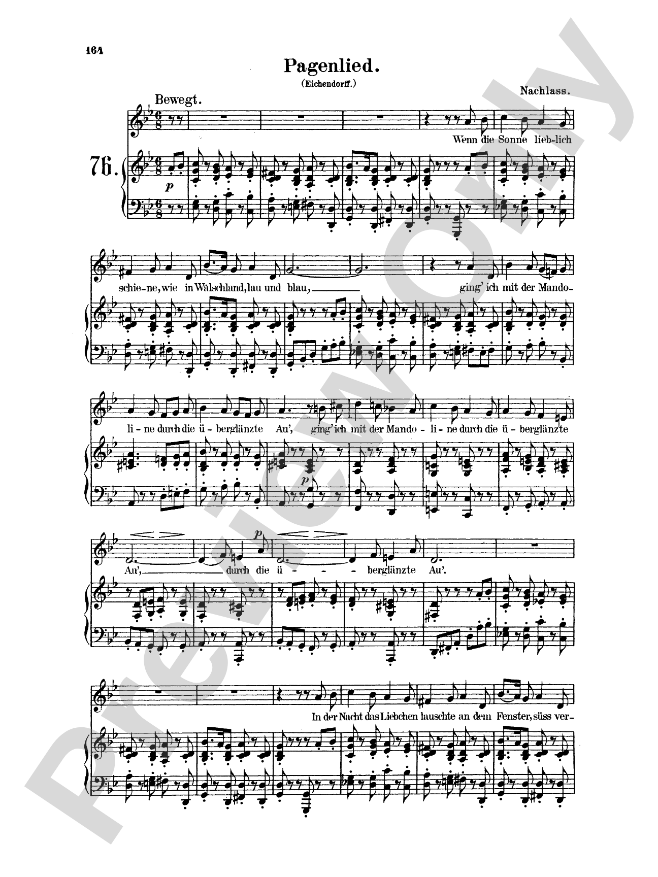 Mendelssohn: 79 Songs, Low Voice (German)