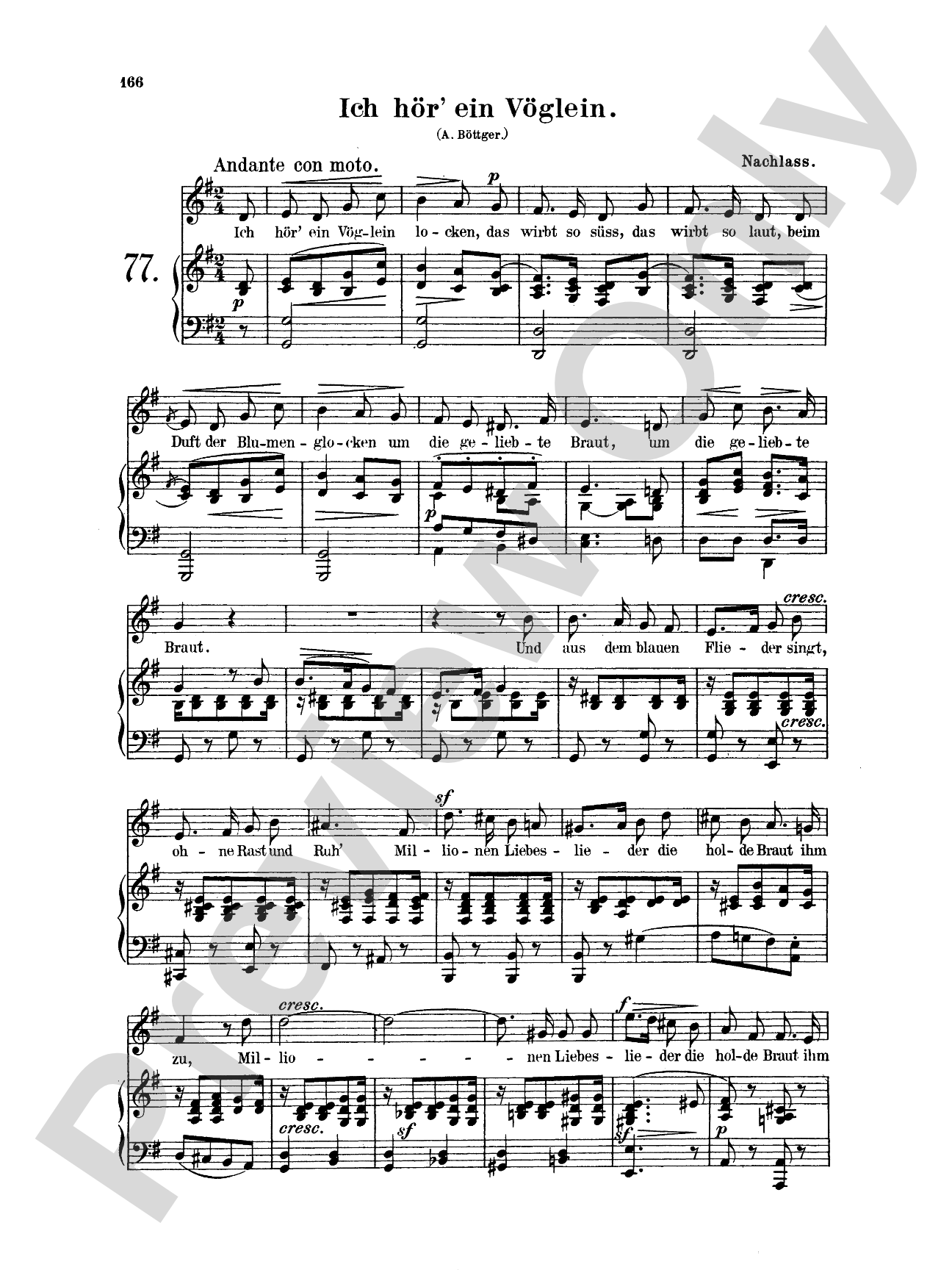 Mendelssohn: 79 Songs, Low Voice (German)