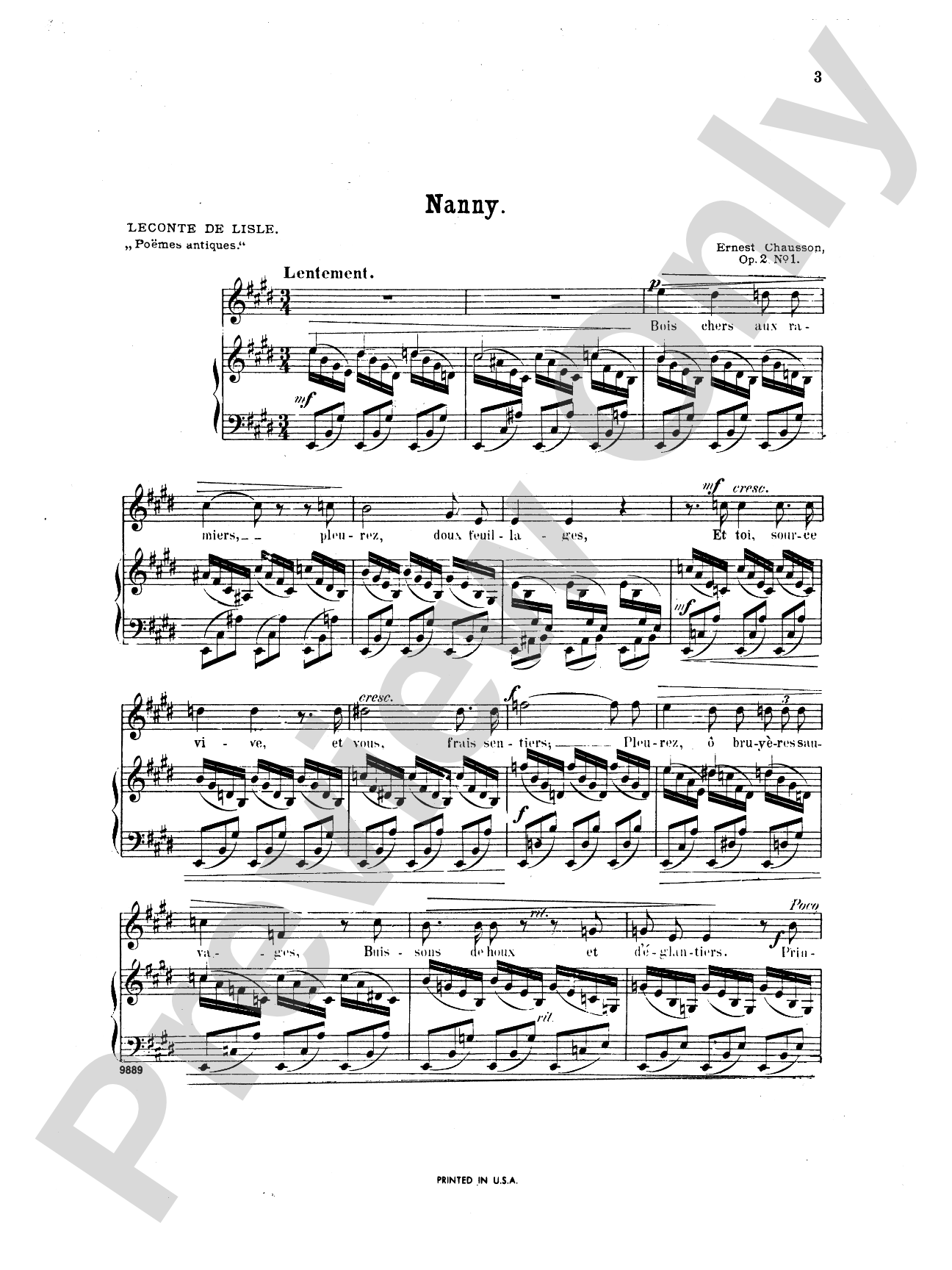 Chausson: Thirty-Three Songs (French)