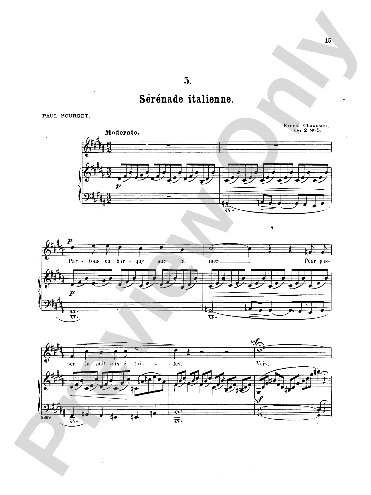 Chausson: Thirty-Three Songs (French)