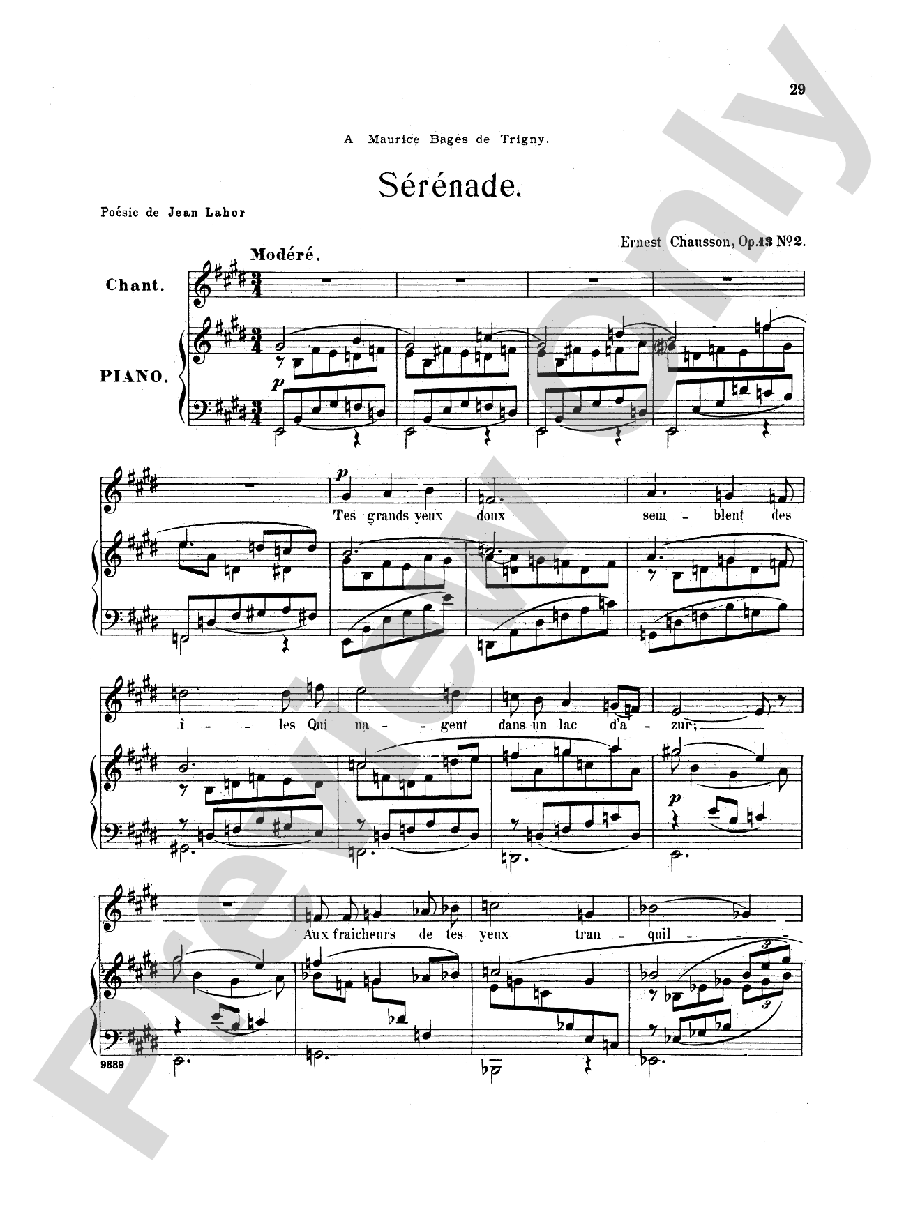 Chausson: Thirty-Three Songs (French)