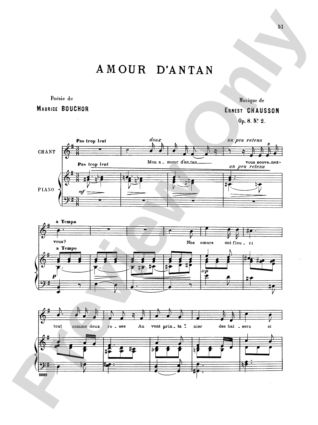 Chausson: Thirty-Three Songs (French)