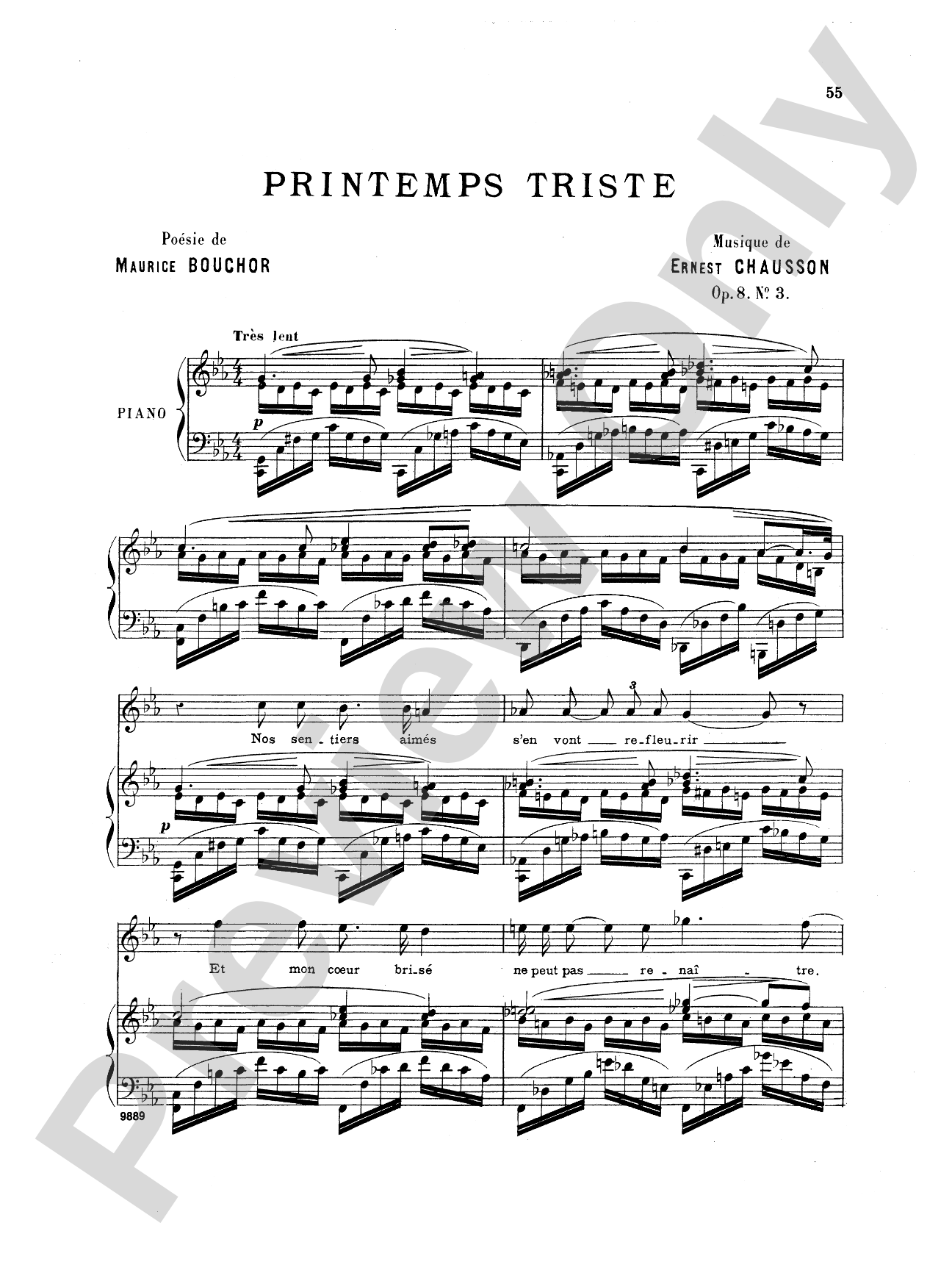 Chausson: Thirty-Three Songs (French)