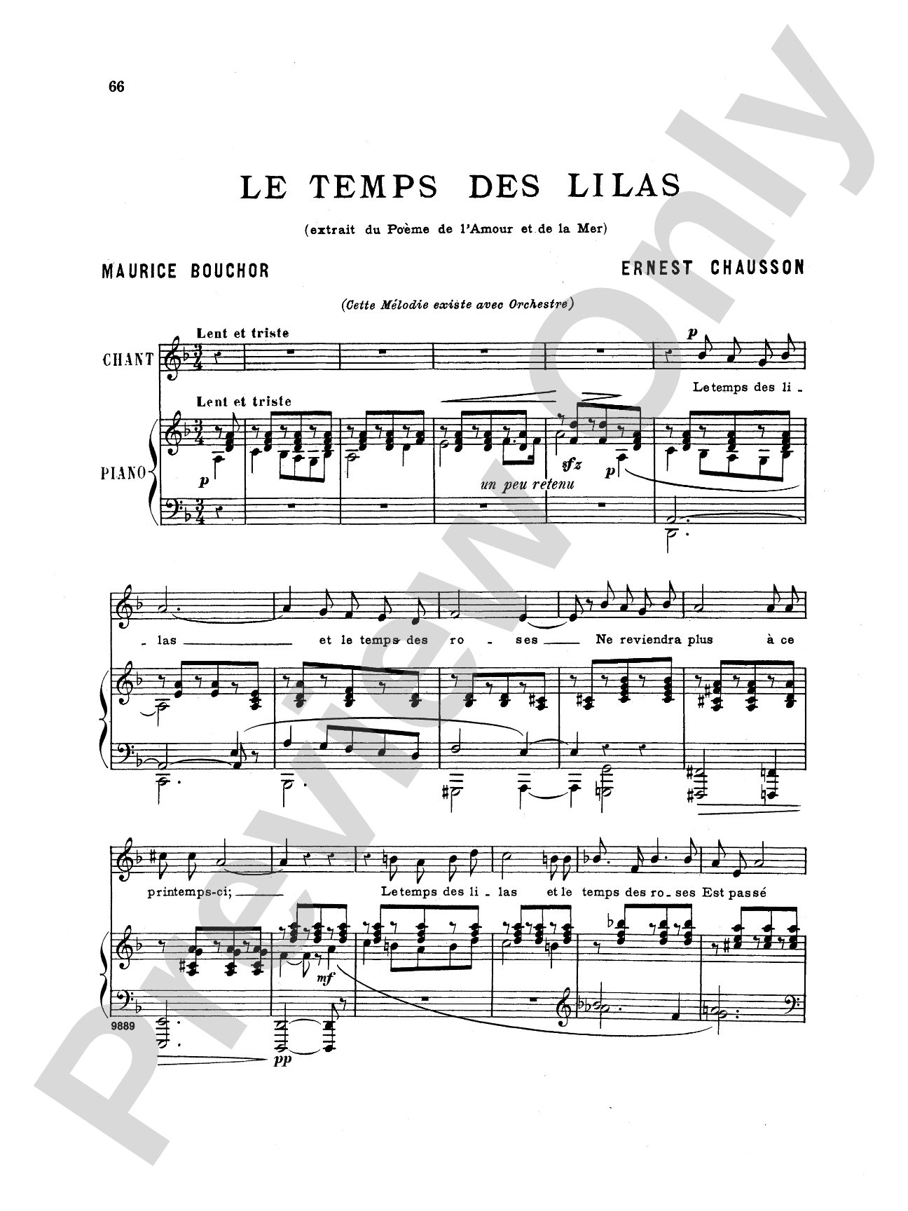 Chausson: Thirty-Three Songs (French)