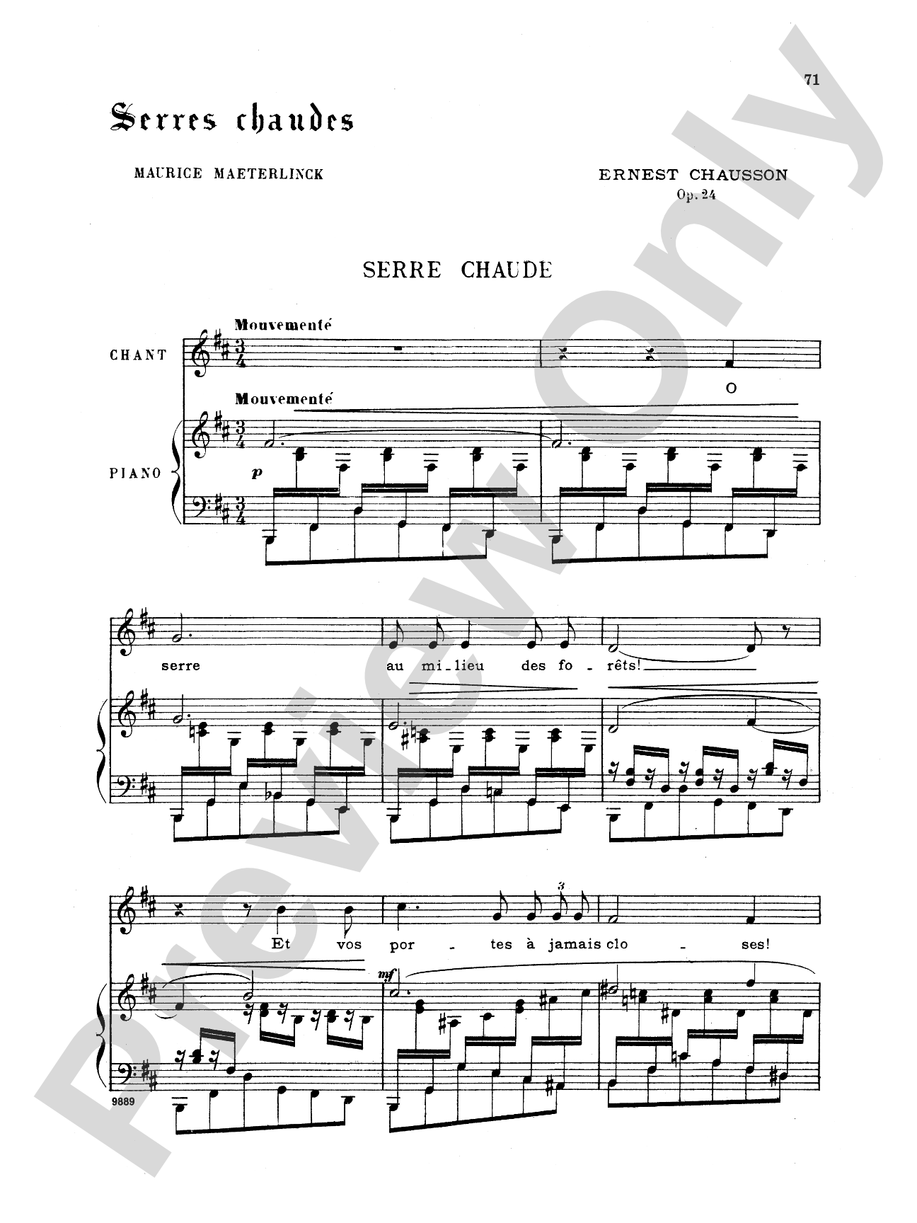 Chausson: Thirty-Three Songs (French)