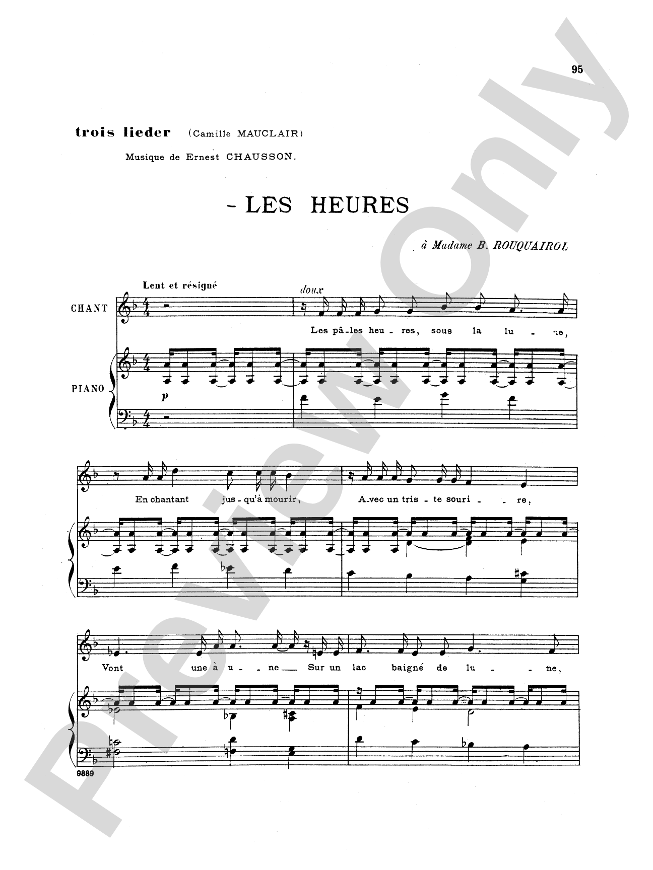 Chausson: Thirty-Three Songs (French)
