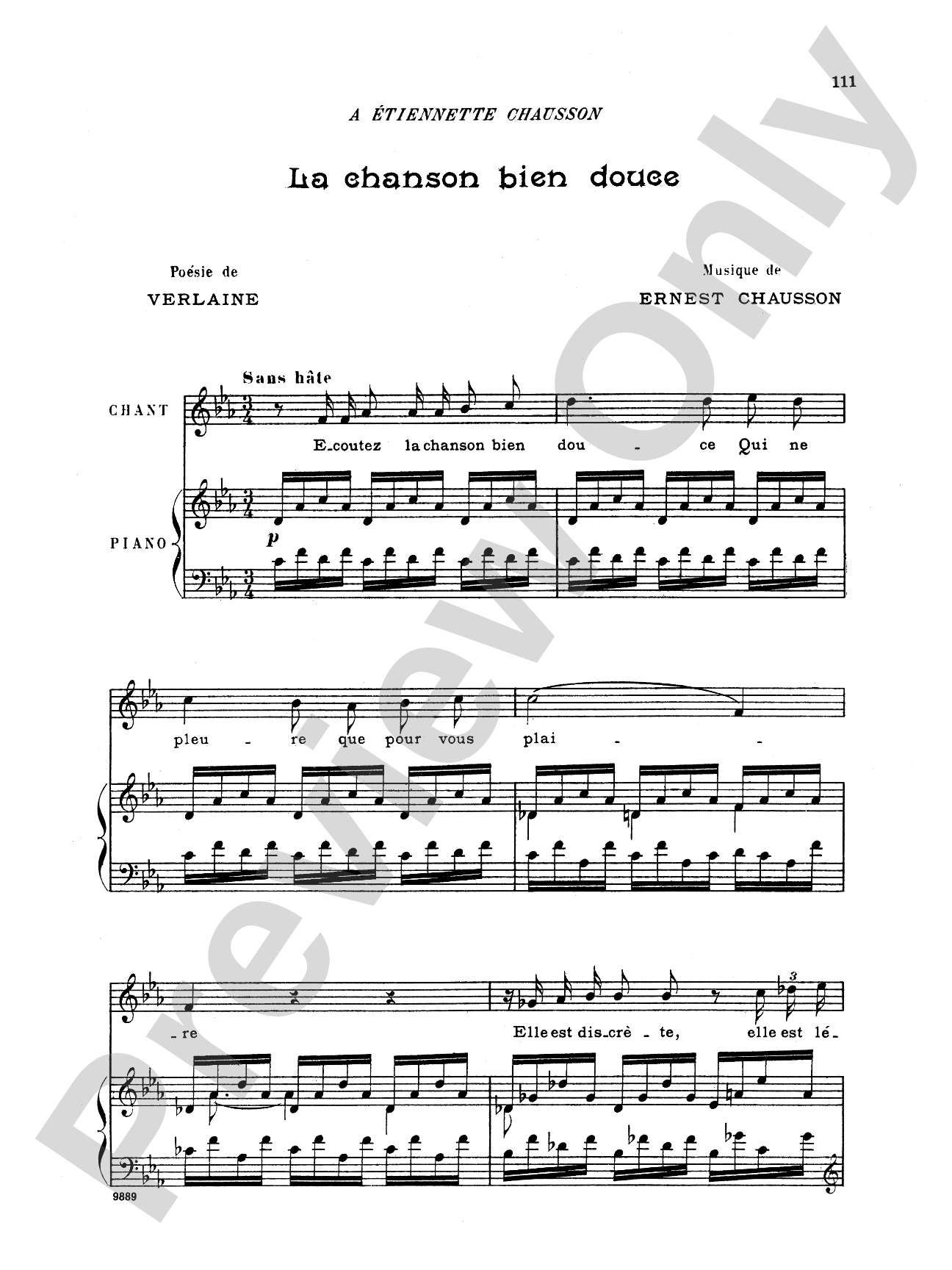 Chausson: Thirty-Three Songs (French)