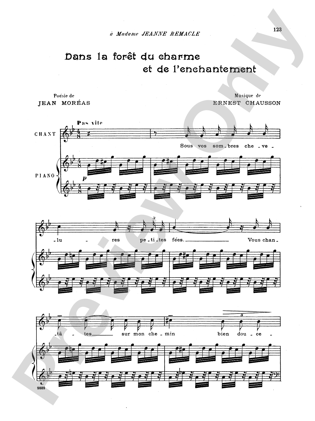Chausson: Thirty-Three Songs (French)