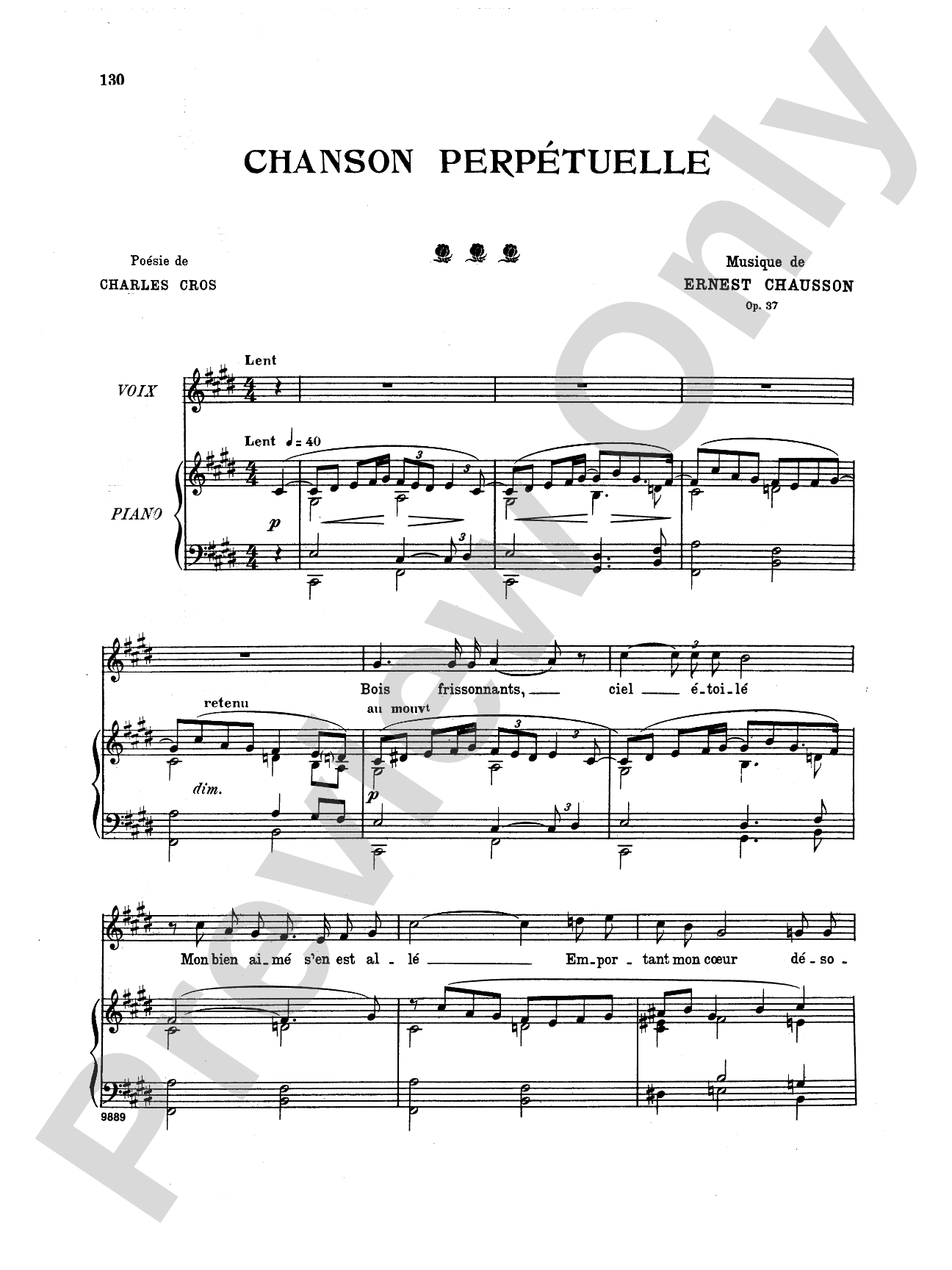 Chausson: Thirty-Three Songs (French)