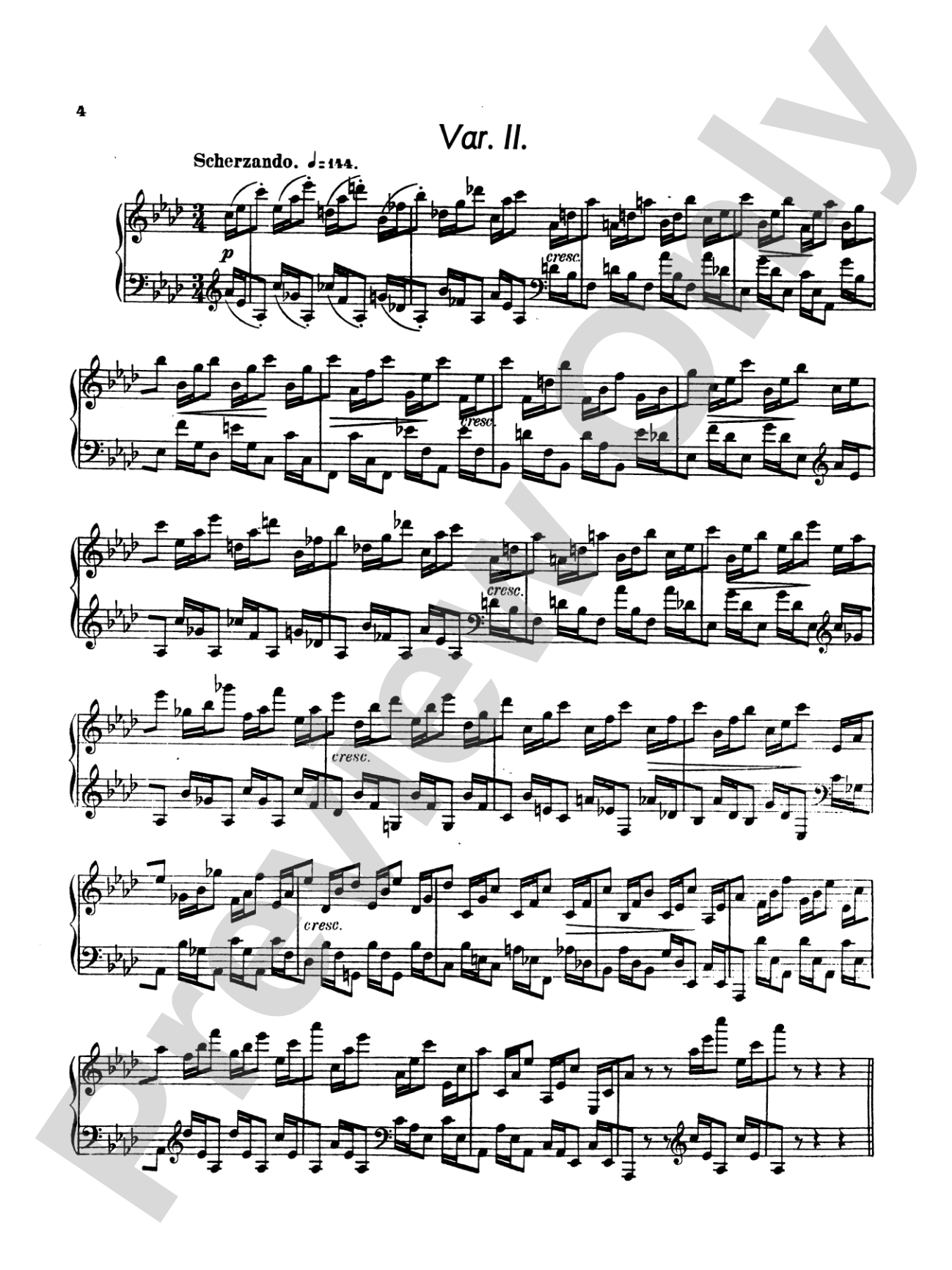Liadov: Variations sur un Theme Populaire Polonais