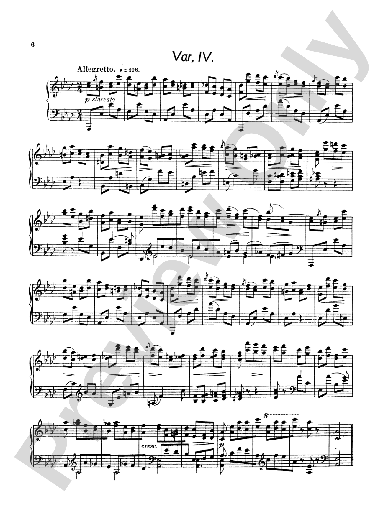 Liadov: Variations sur un Theme Populaire Polonais
