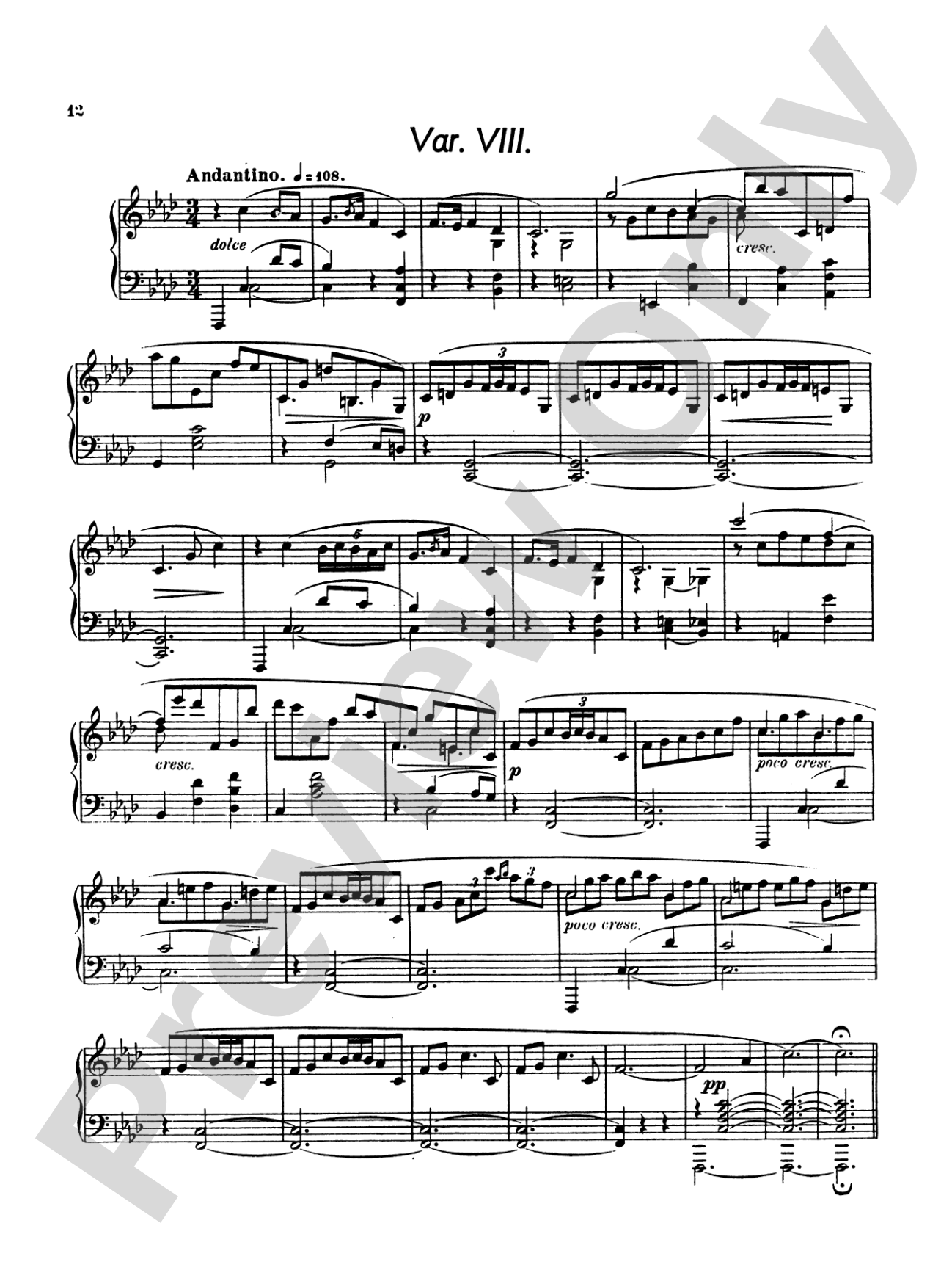 Liadov: Variations sur un Theme Populaire Polonais