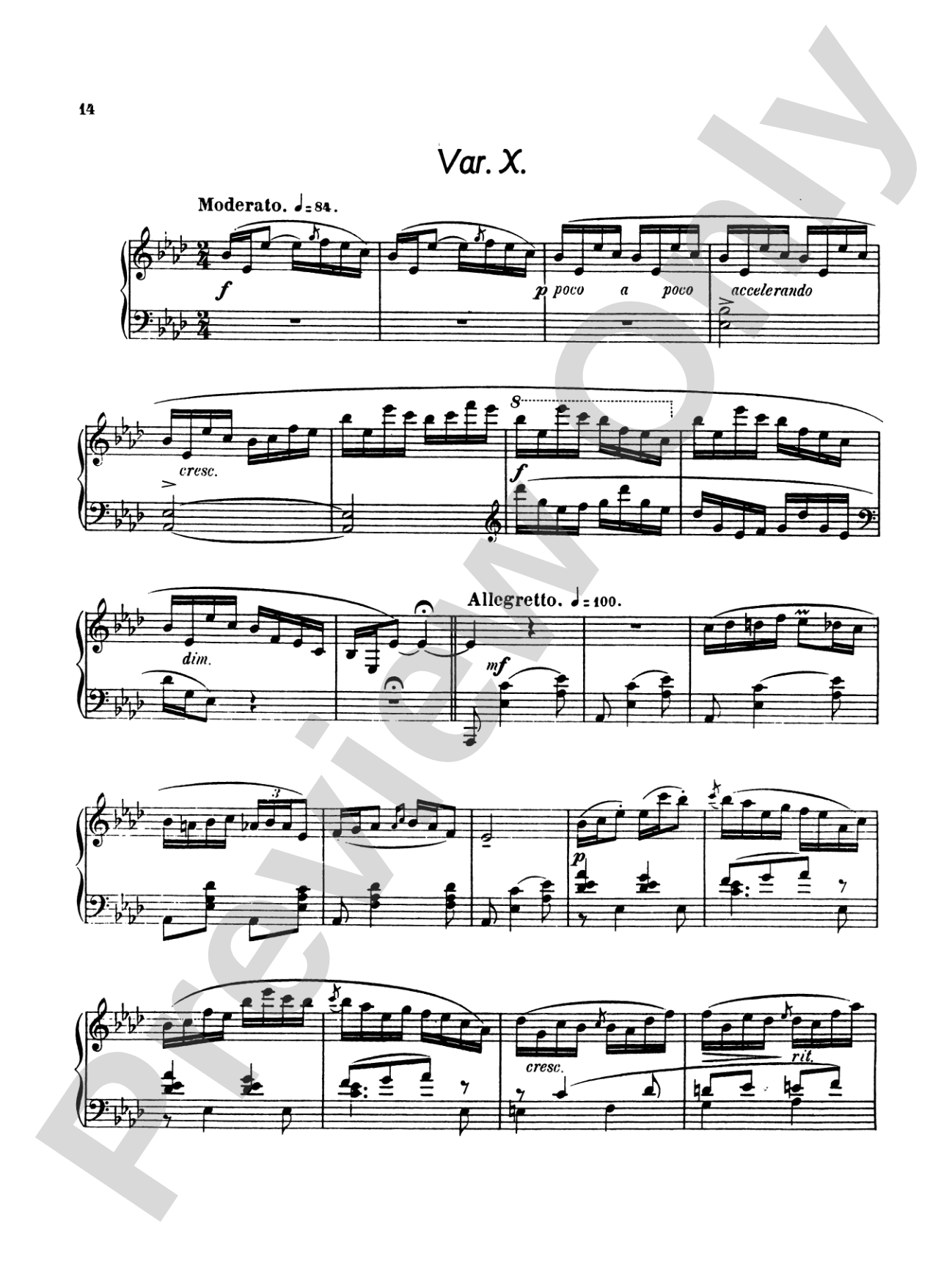 Liadov: Variations sur un Theme Populaire Polonais