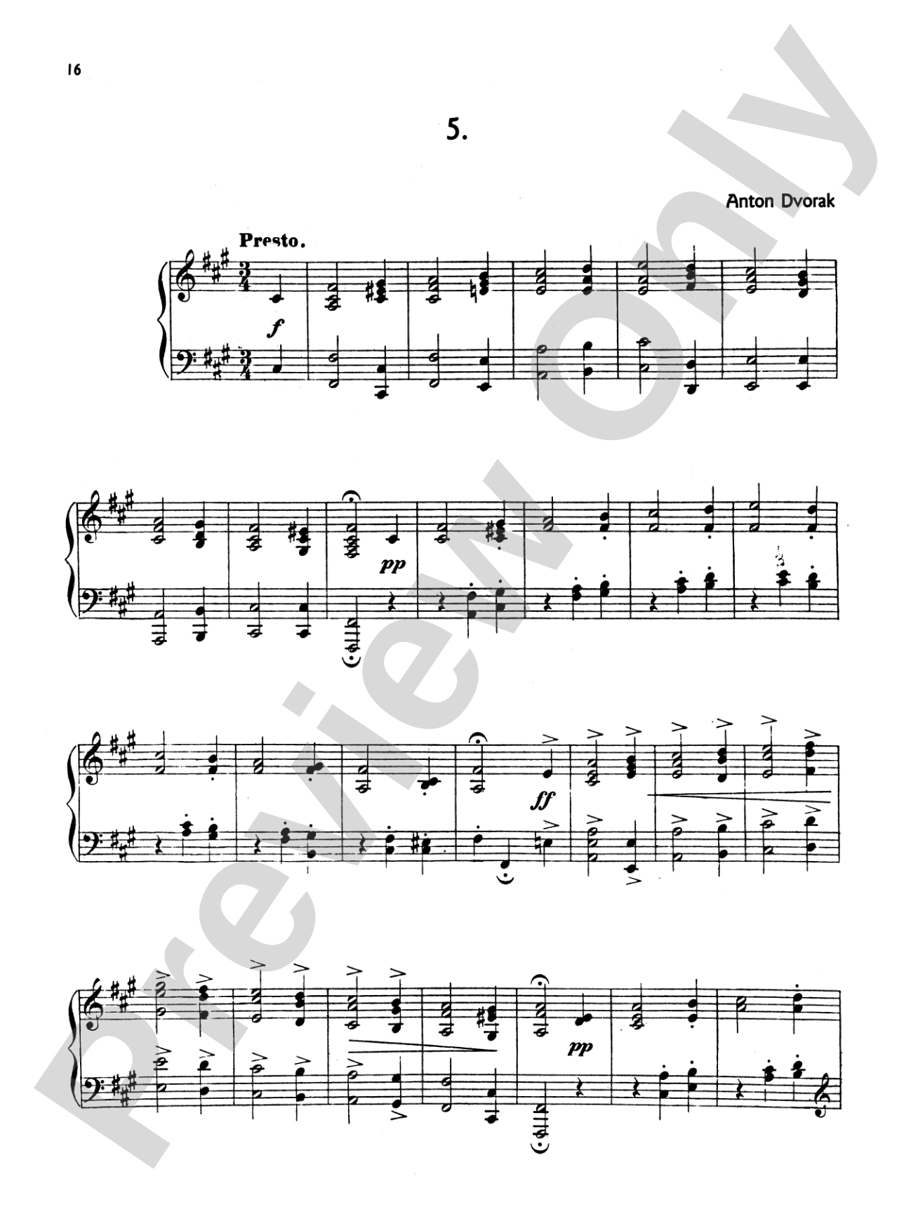 Dvorák: Silhouettes, Op. 8