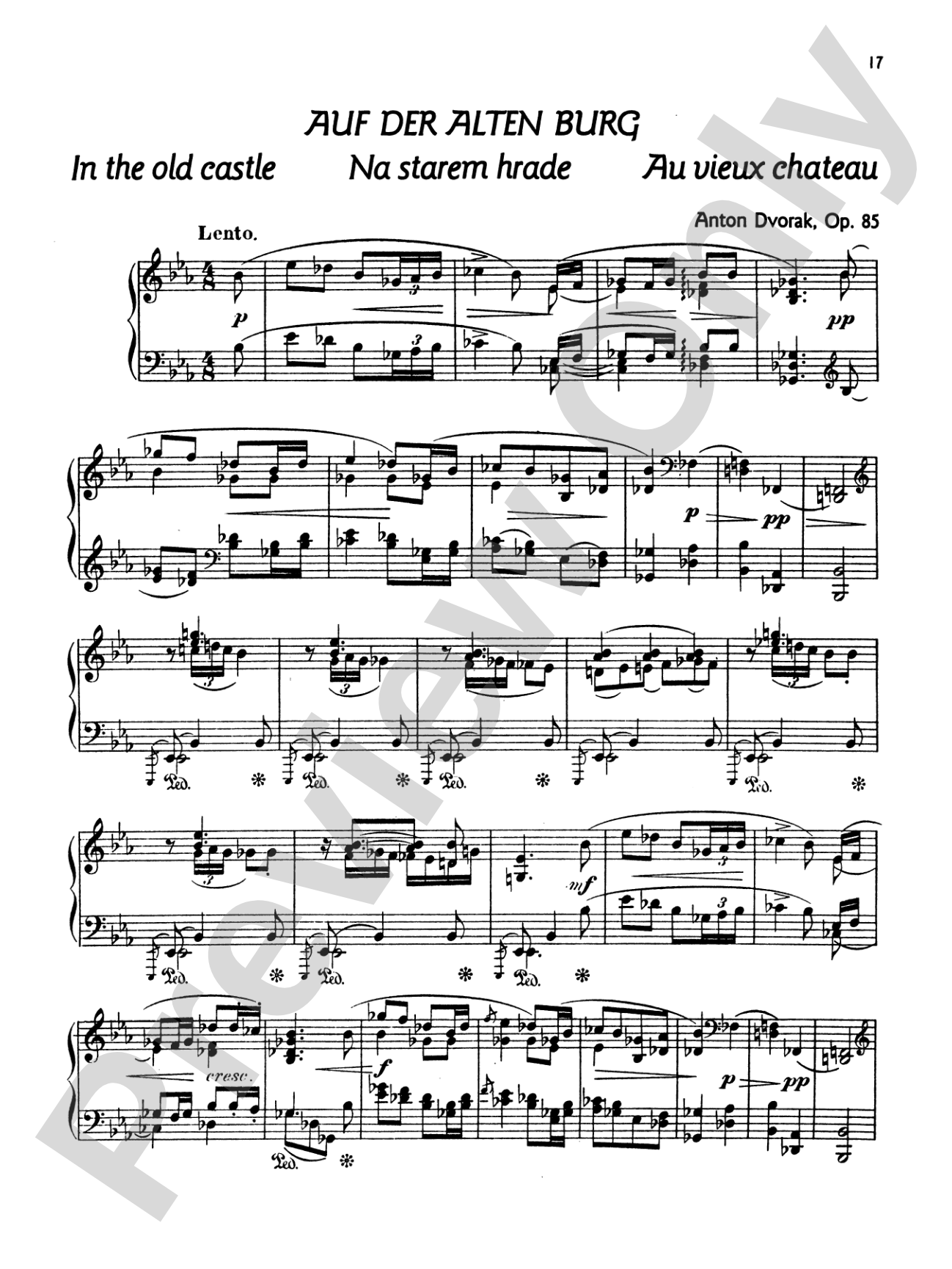 Dvorák: Poetical Tone Pictures, Op. 85