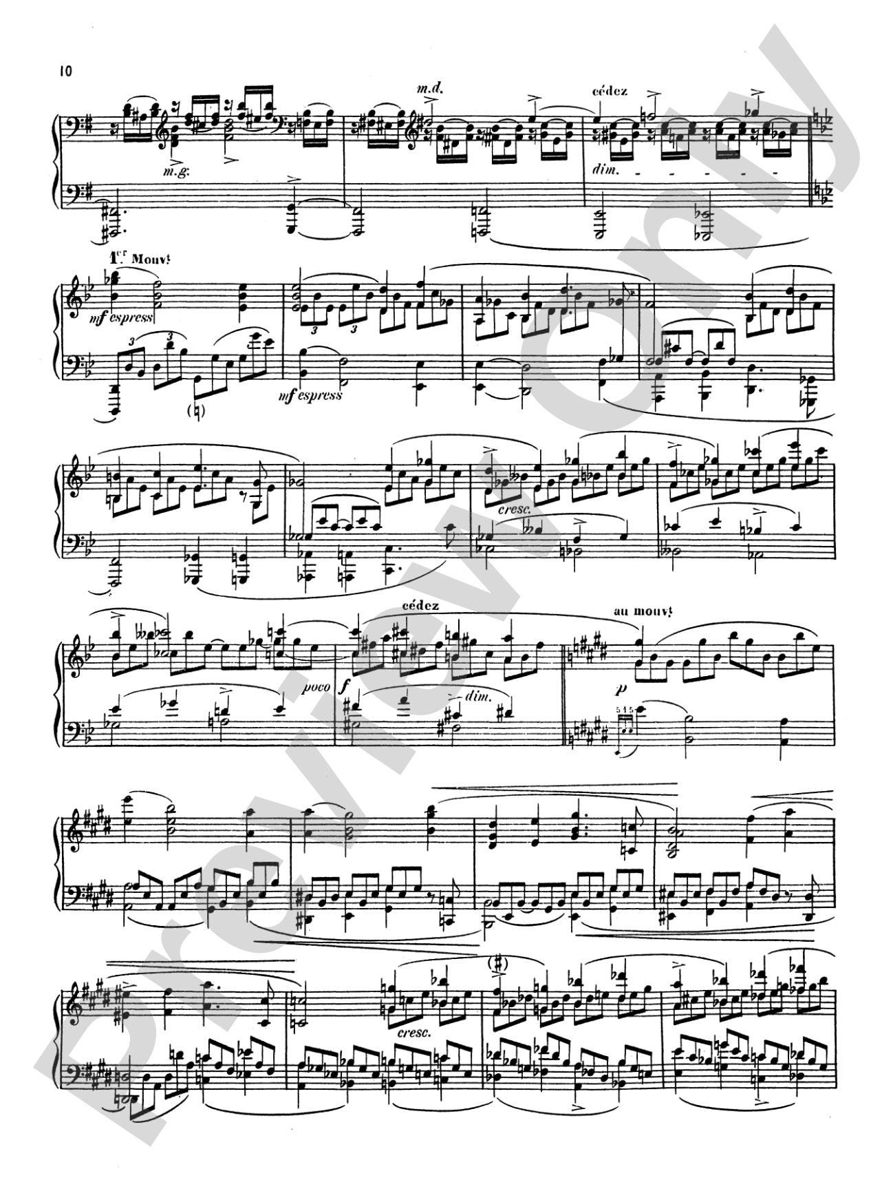 Dukas: Sonata in E flat Minor: Piano