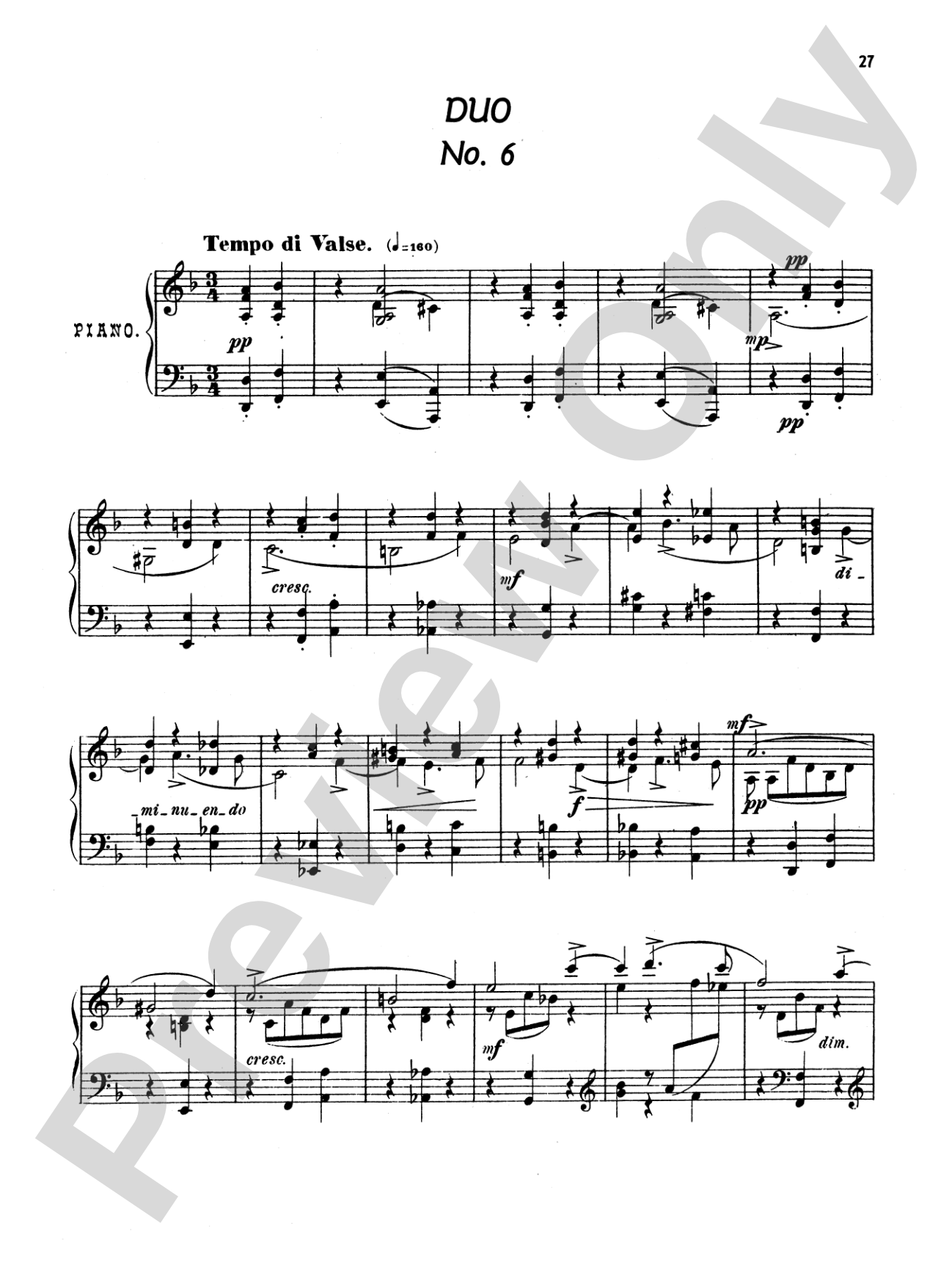 Arensky: Twenty-four Morceau Characteristiques, Op. 36
