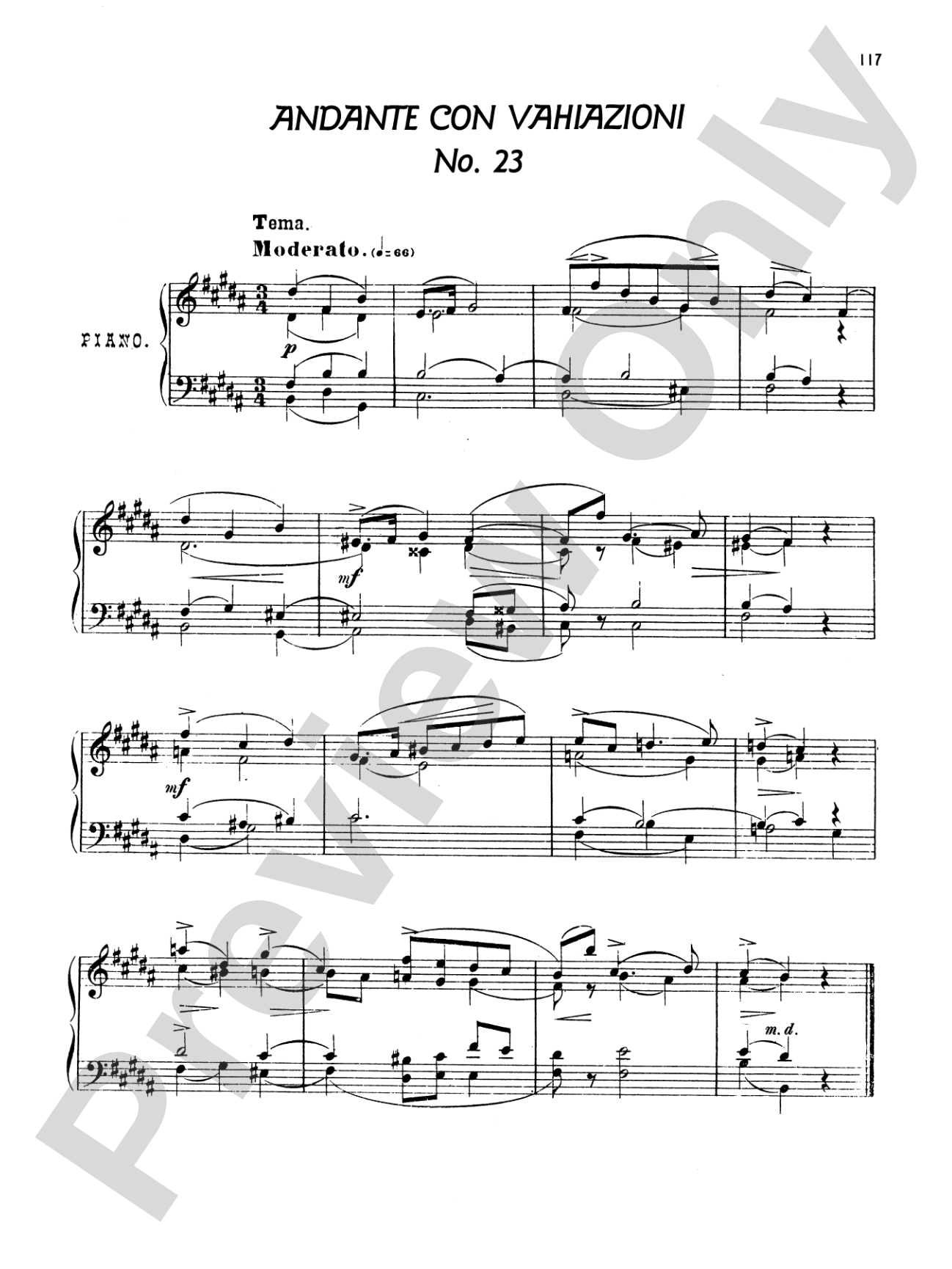 Arensky: Twenty-four Morceau Characteristiques, Op. 36