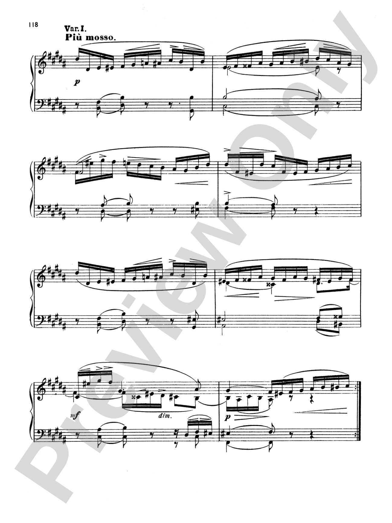 Arensky: Twenty-four Morceau Characteristiques, Op. 36