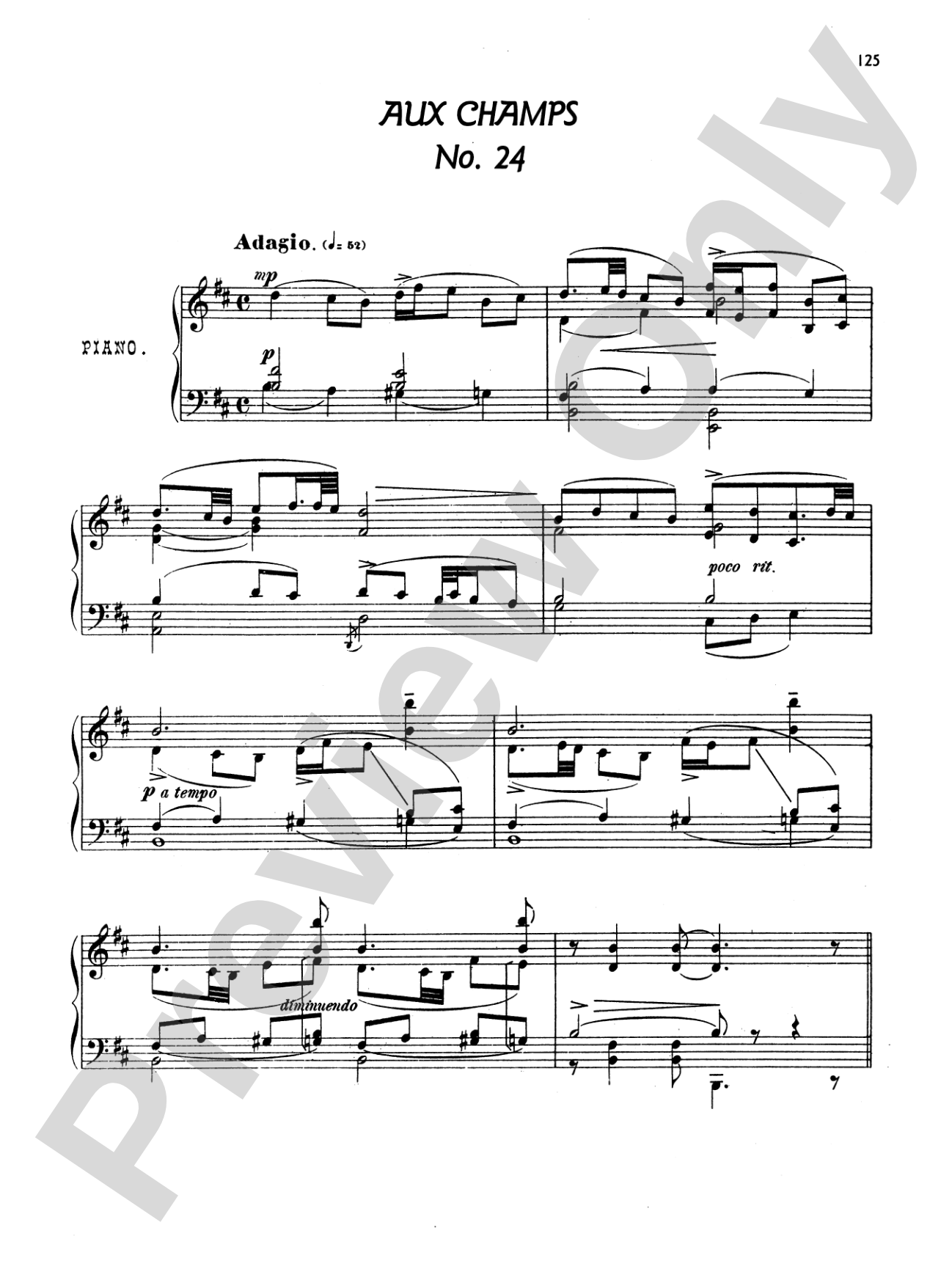 Arensky: Twenty-four Morceau Characteristiques, Op. 36