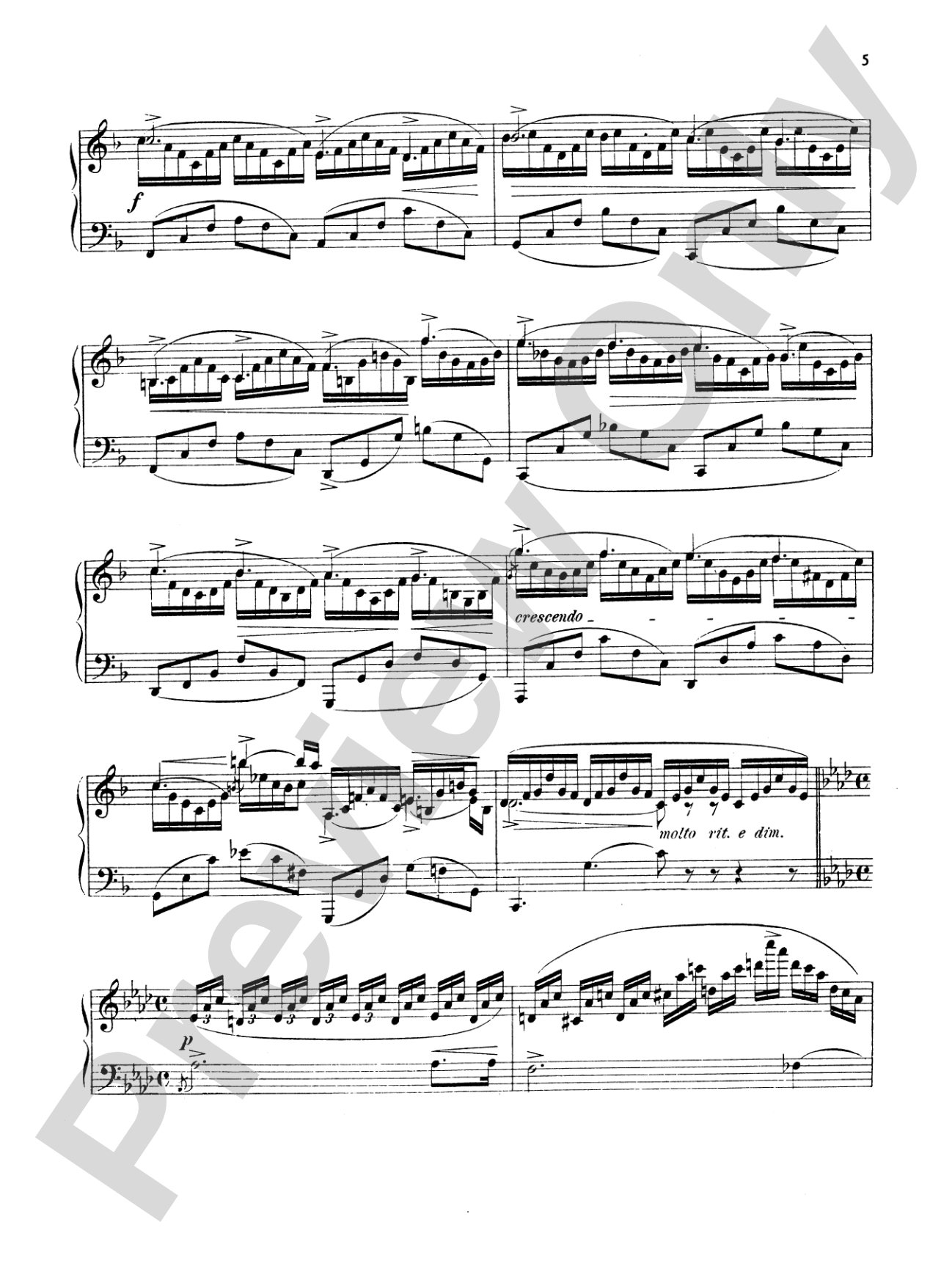 Arensky: Trois Esquisses, Op. 24: Piano