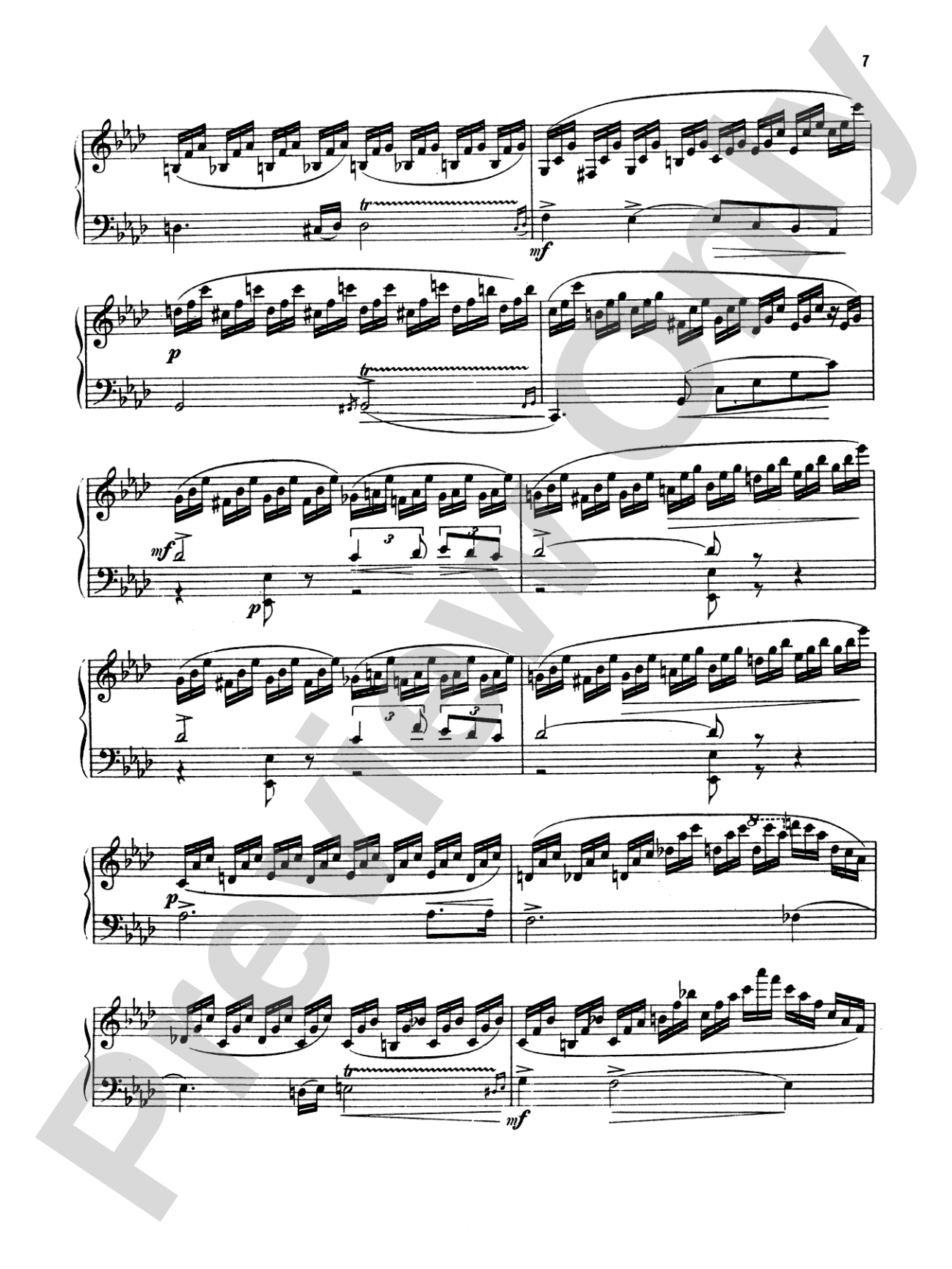 Arensky: Trois Esquisses, Op. 24: Piano