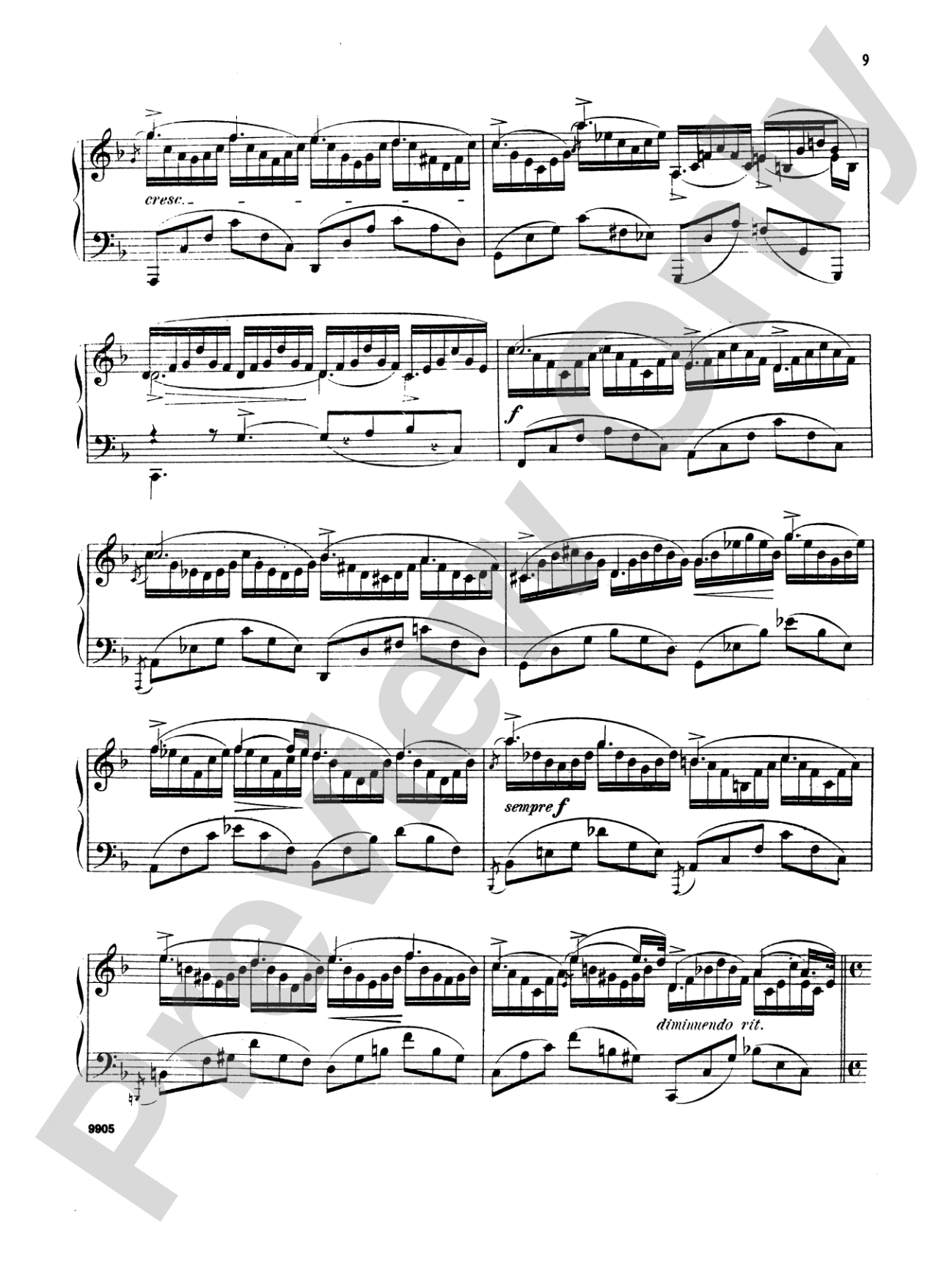 Arensky: Trois Esquisses, Op. 24: Piano