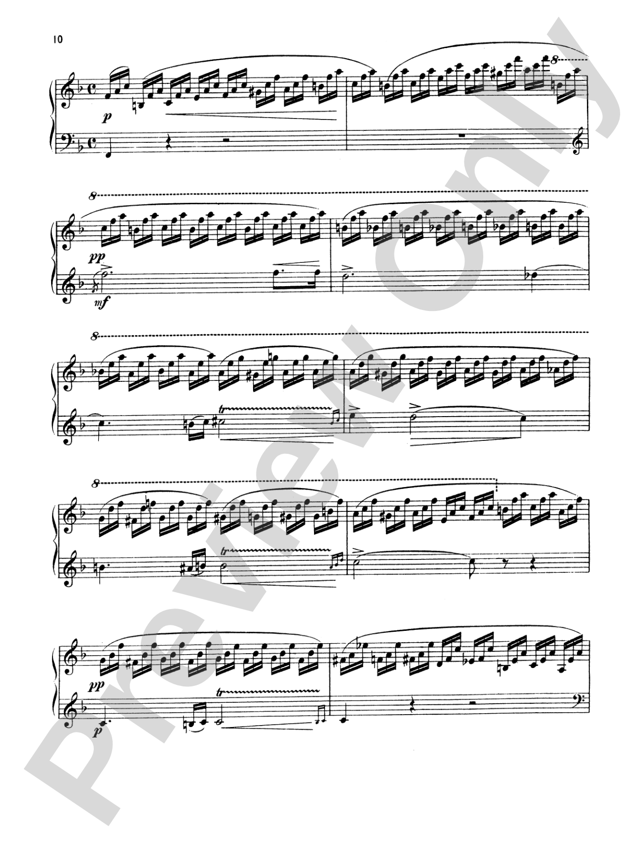 Arensky: Trois Esquisses, Op. 24: Piano
