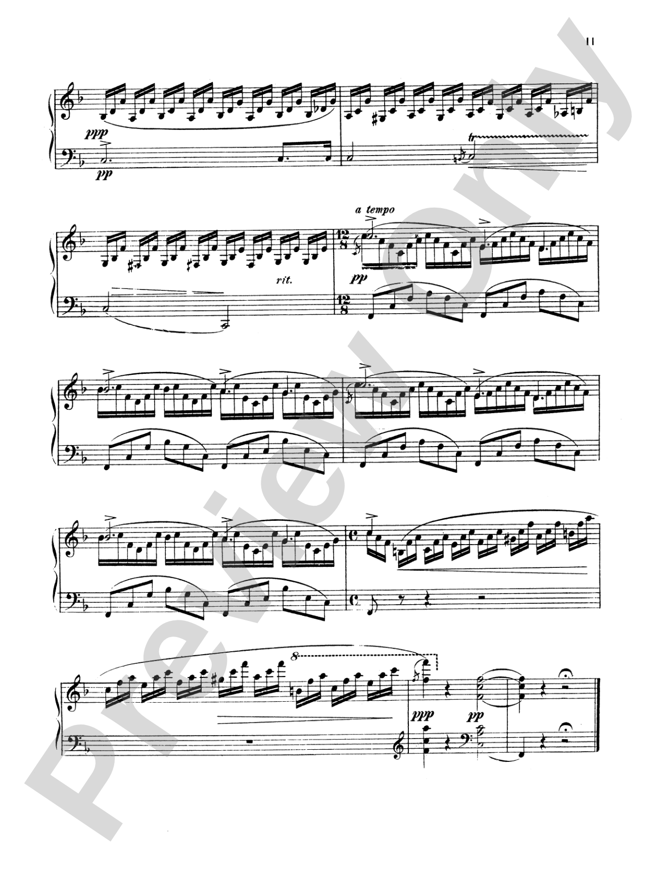 Arensky: Trois Esquisses, Op. 24: Piano