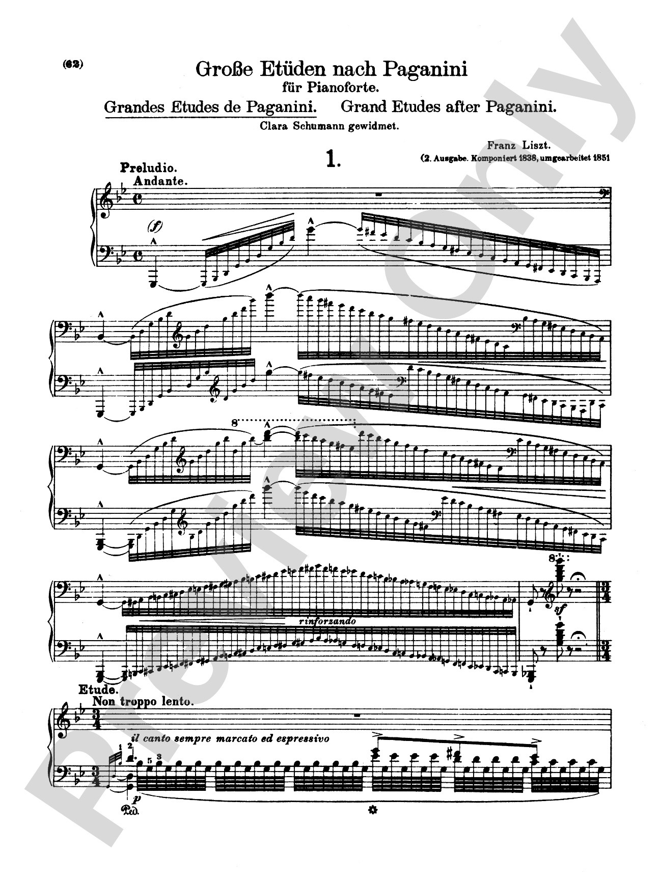 Liszt: Etudes (Volume III)
