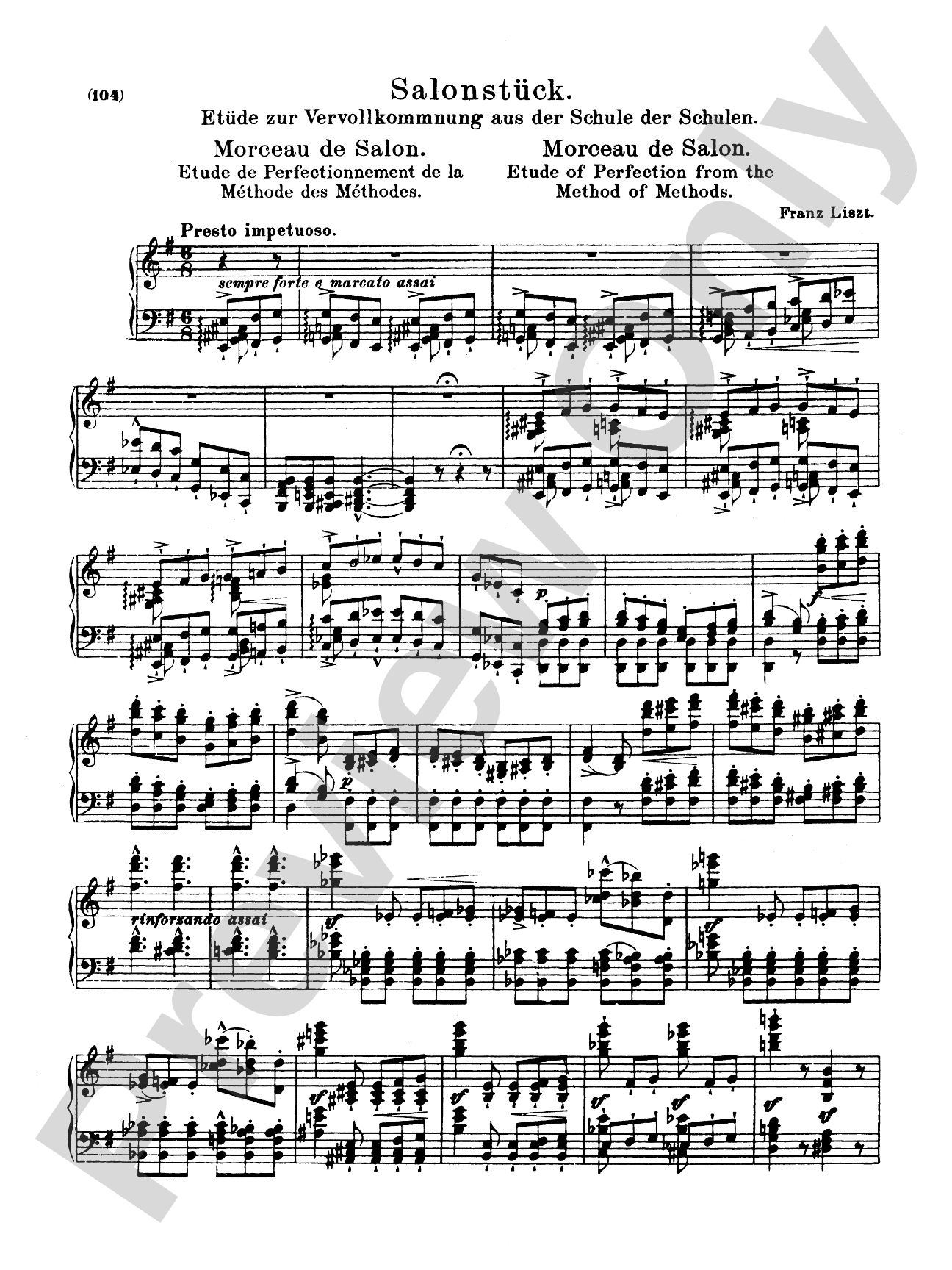 Liszt: Etudes (Volume III)