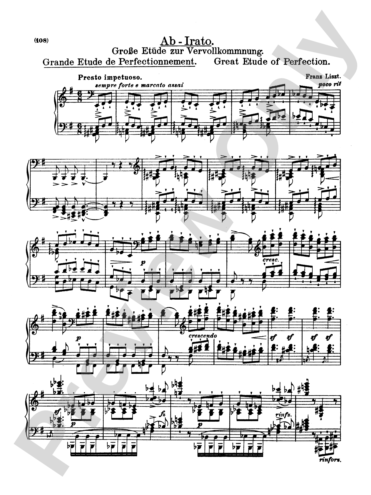 Liszt: Etudes (Volume III)