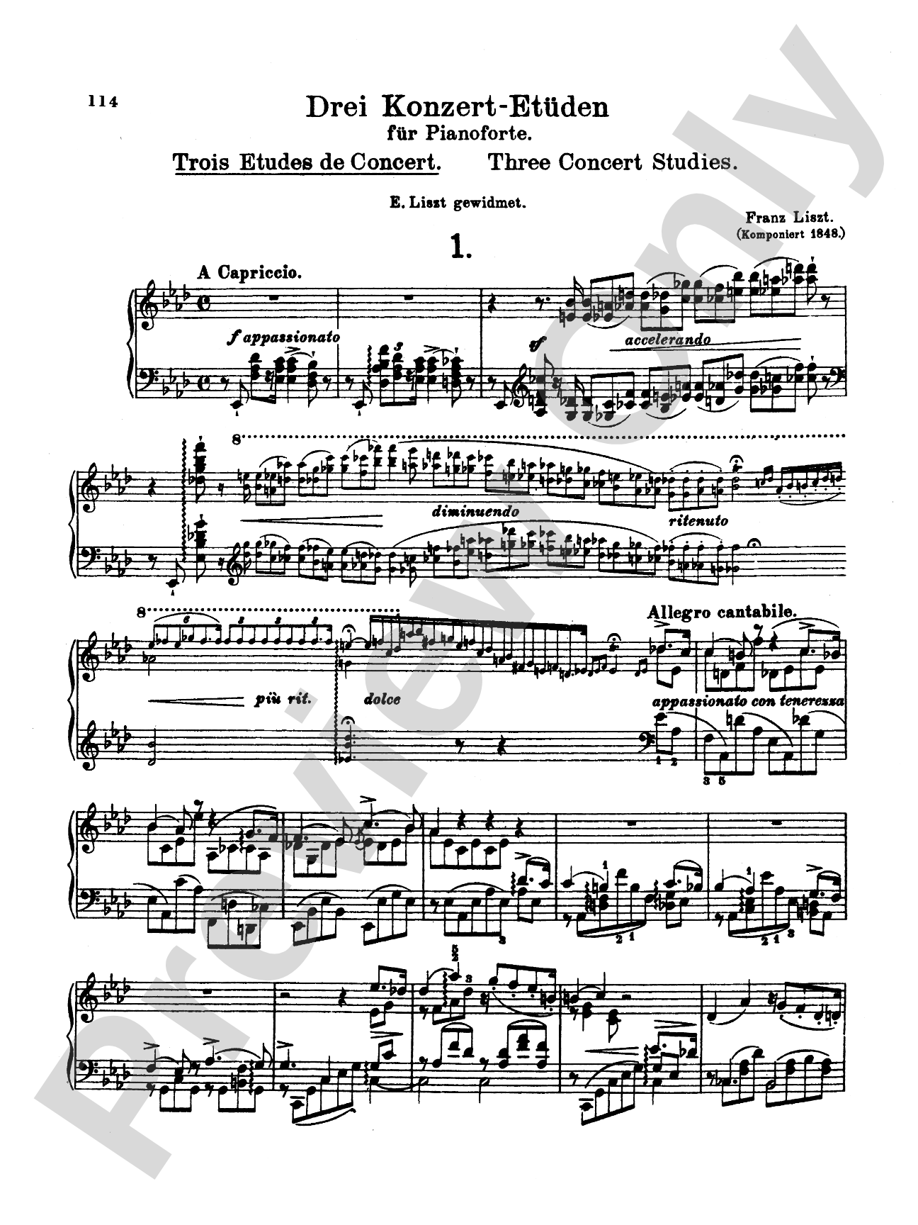 Liszt: Etudes (Volume III)
